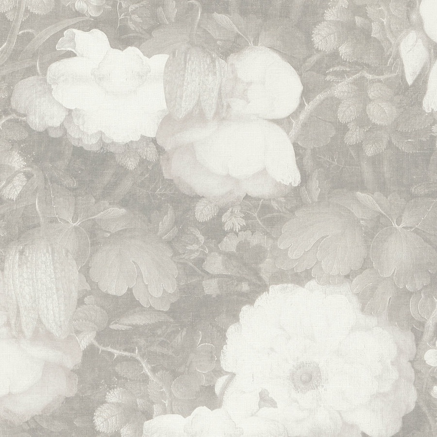 A.S. Creation Metropolitan Stories | 369214 | papier peint intissé floral | 0.53 m x 10.05 m | gris
