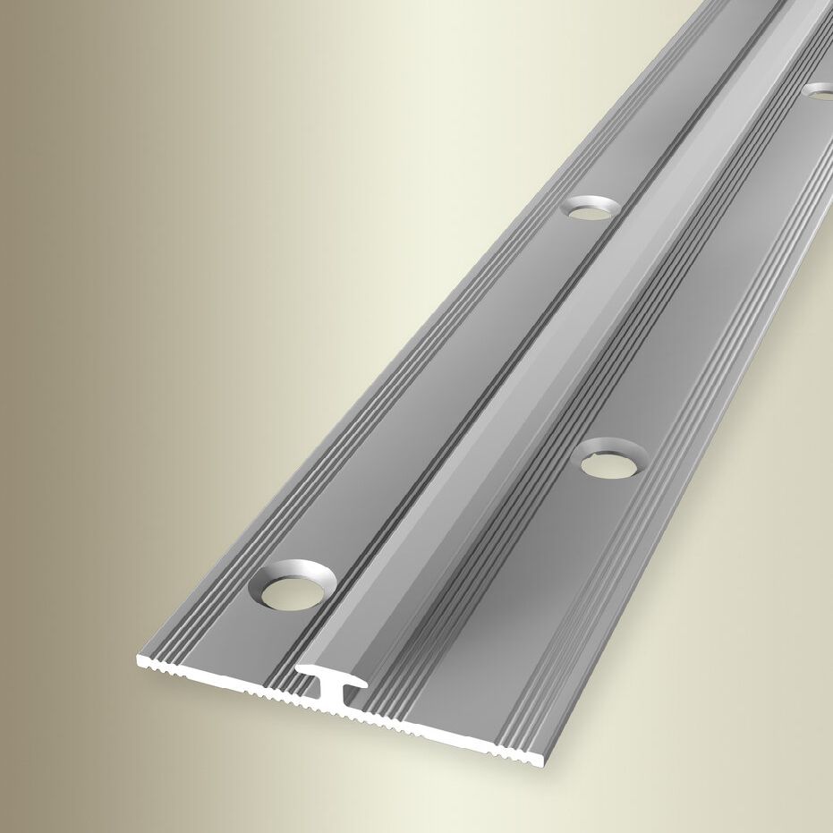 PROVISTON | Profil d'arrêt | Largeur:34 mm | Hauteur:2.5 mm | Longueur:2700 mm | Alu anodisé | Lisse