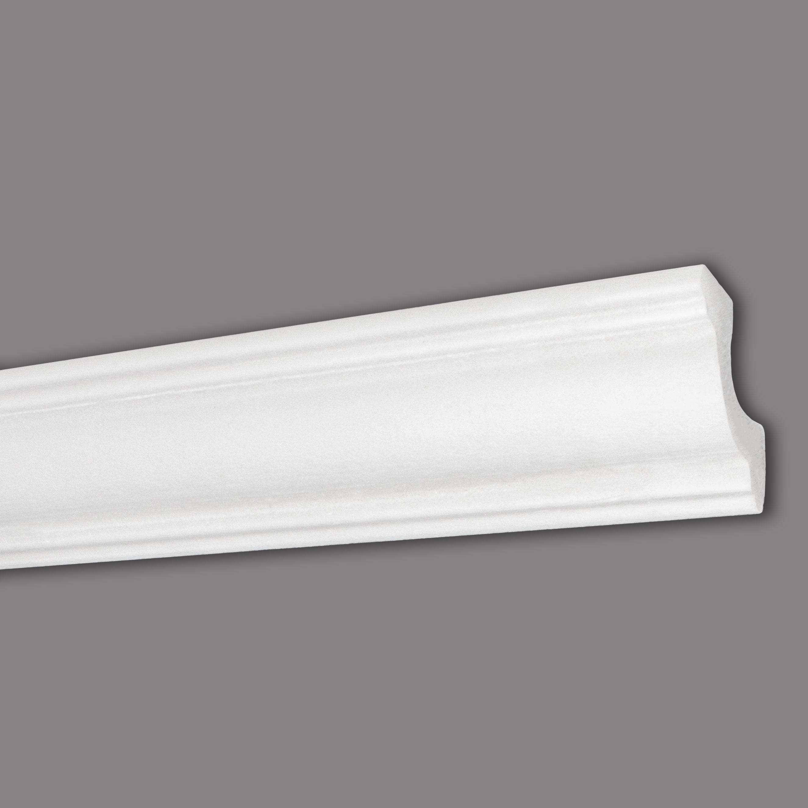 Moulure de plafond simple Marbet E-28 | 30 x 30 mm | polystyrène résistant à l'impact, à l'humidité 