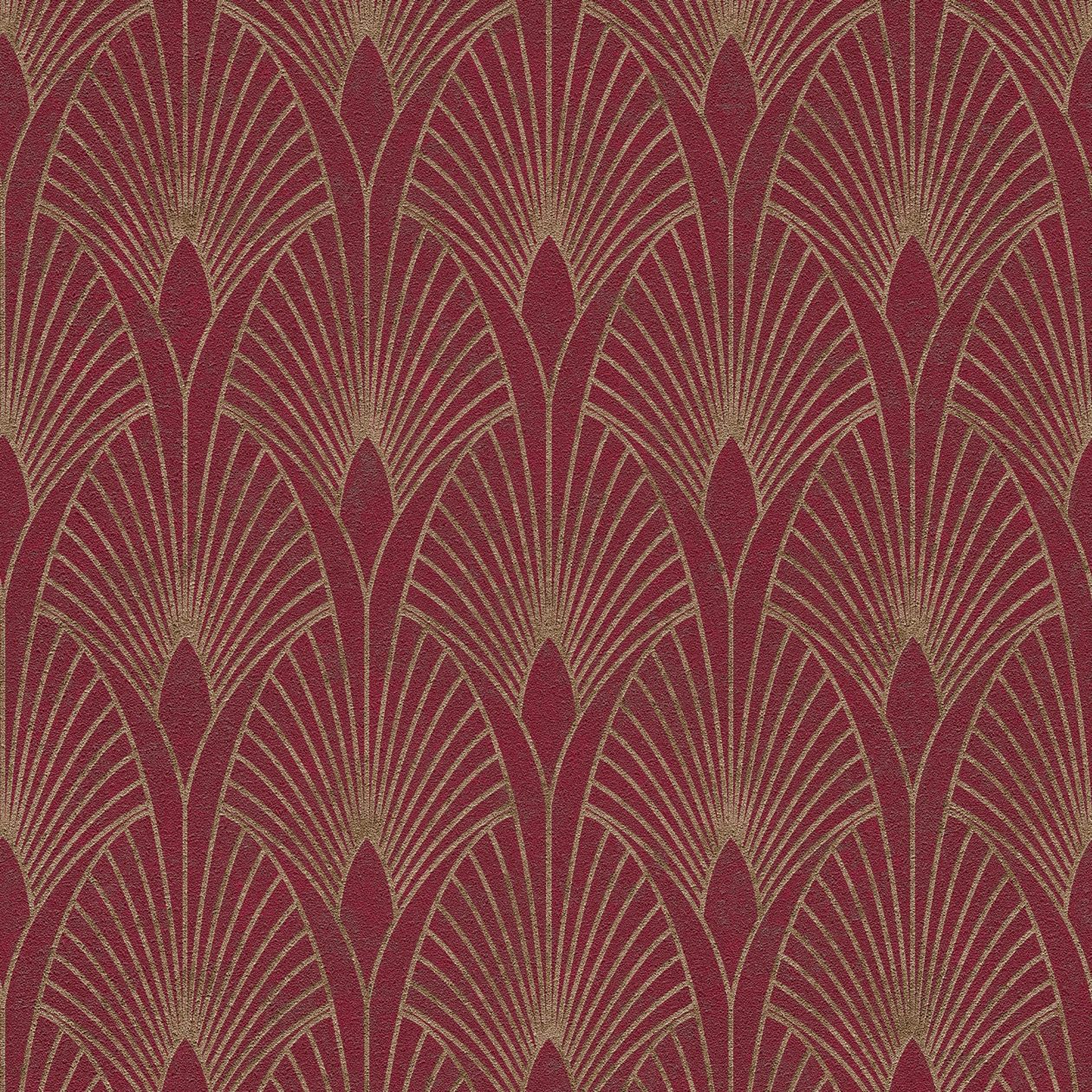 A.S. Creation New Walls | 374274 | papier peint intissé vintage | 0.53 m x 10.05 m | rouge