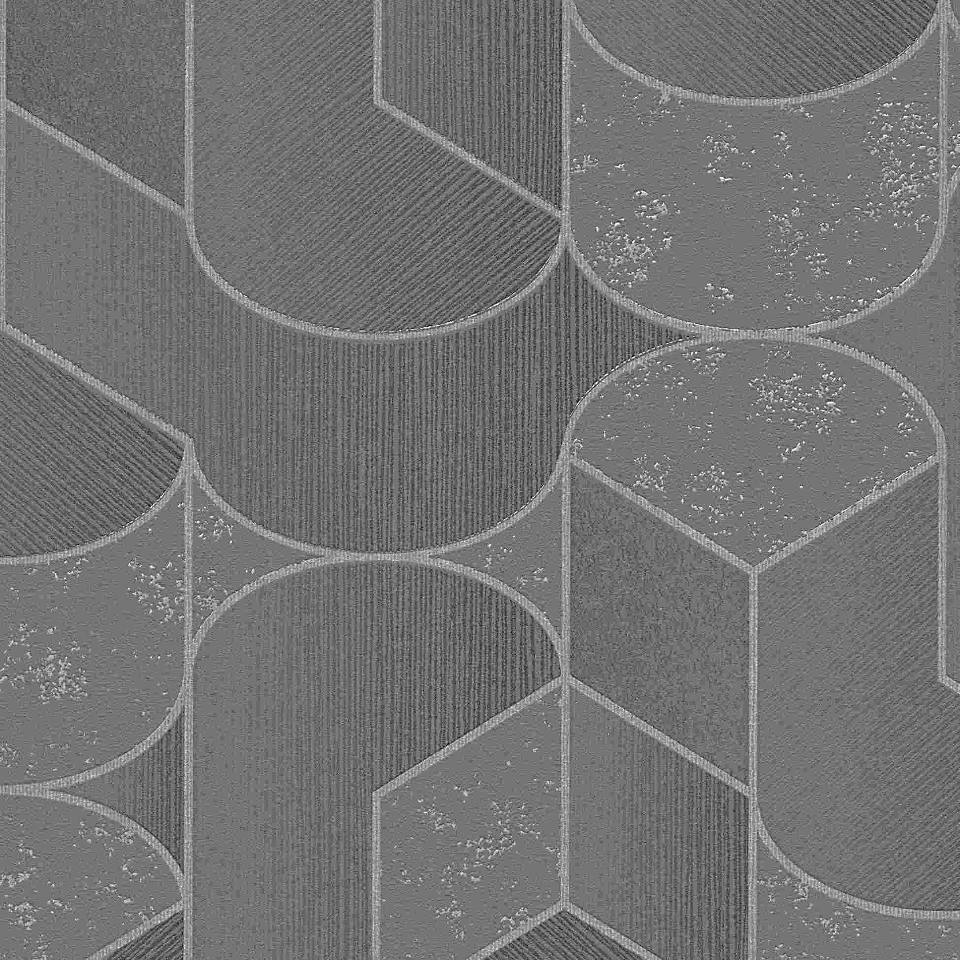 Erismann | Collage | 10384-47 | Papier peint intissé | motifs / dessins | 0.53 x 10.05 m | Gris