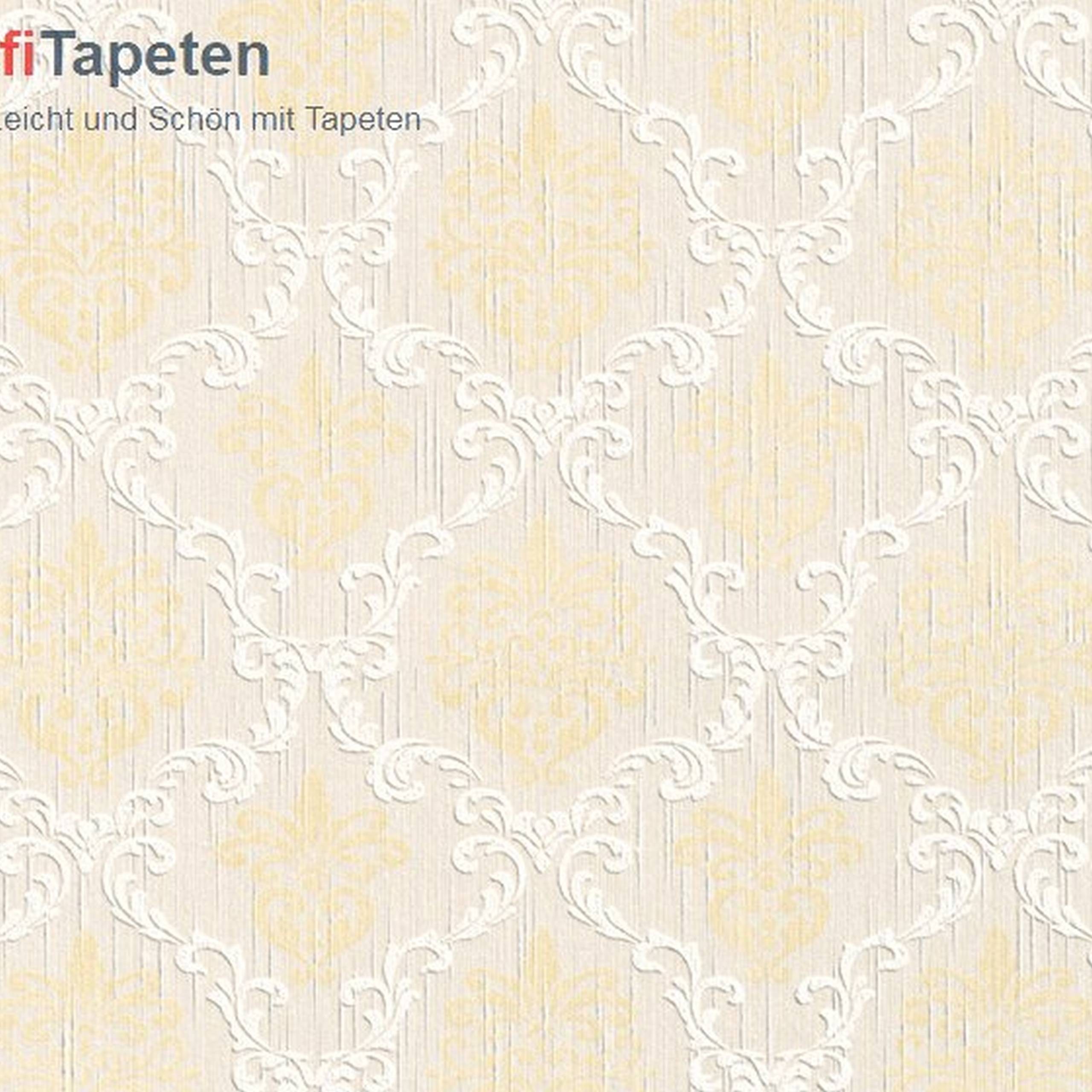 A.S. Creation Tessuto | 956297 | papier peint intissé baroque | 0.53 m x 10.05 m | beige