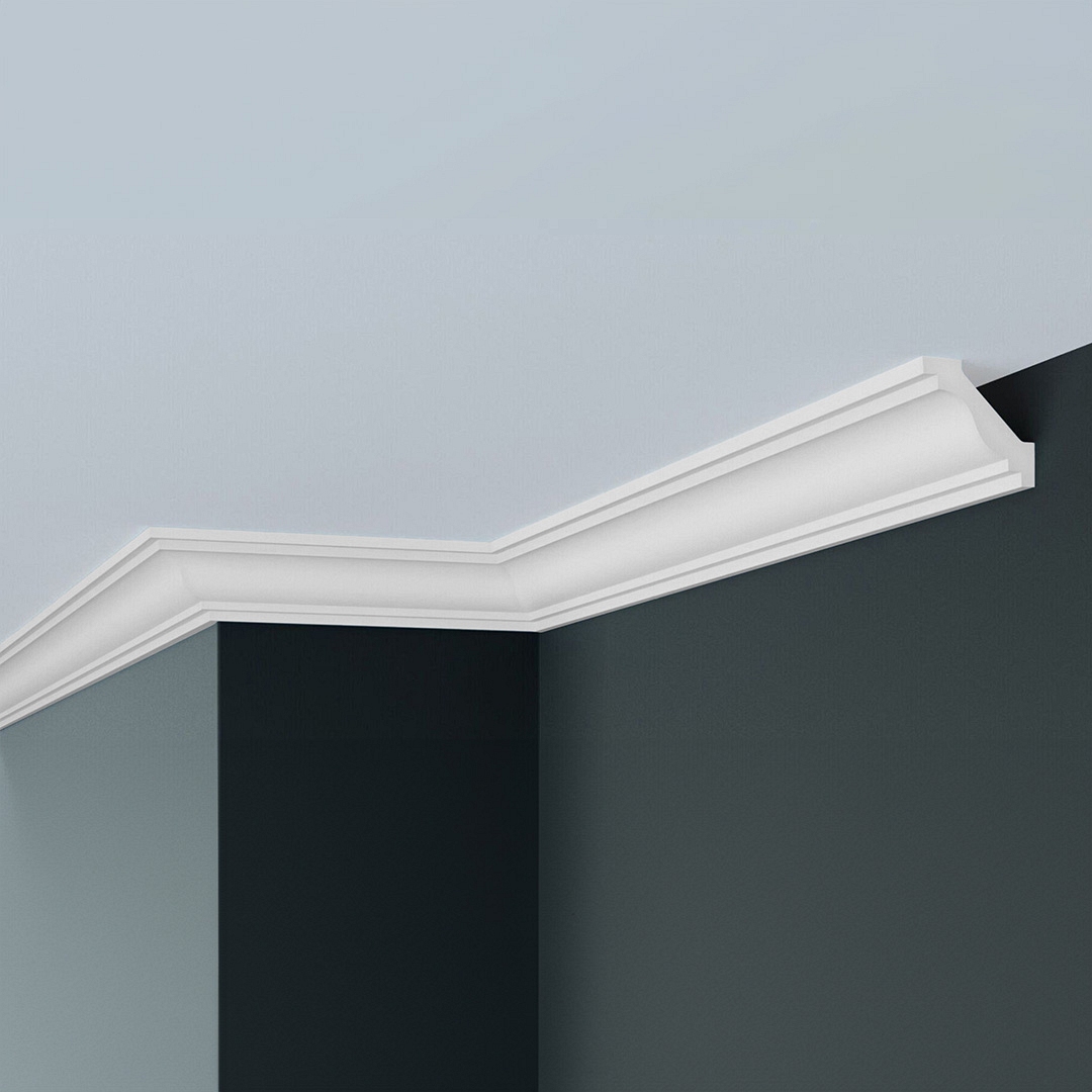 Angle extérieur de moulure plafond P218 en polyuréthane