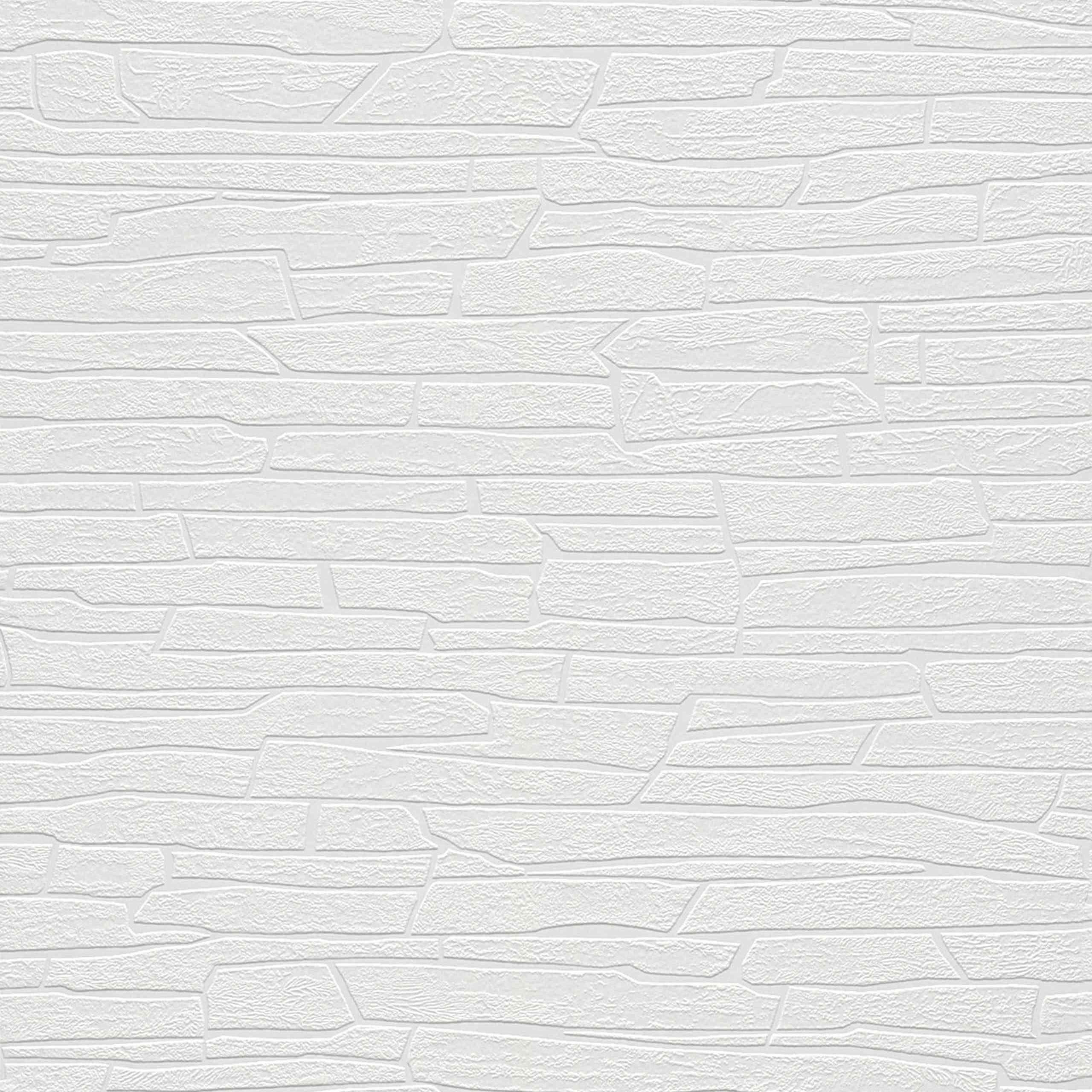 Rasch Wallton 2020 | 150001 | papier peint intissé effet béton | 0.53 m x 10.05 m | blanc