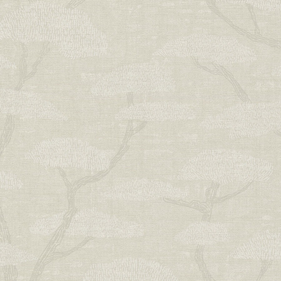 A.S. Creation | Nara | 387414 | Papier Peint Intissé | Arbres Et Feuilles | 10.05 x 0.53 m | Beige