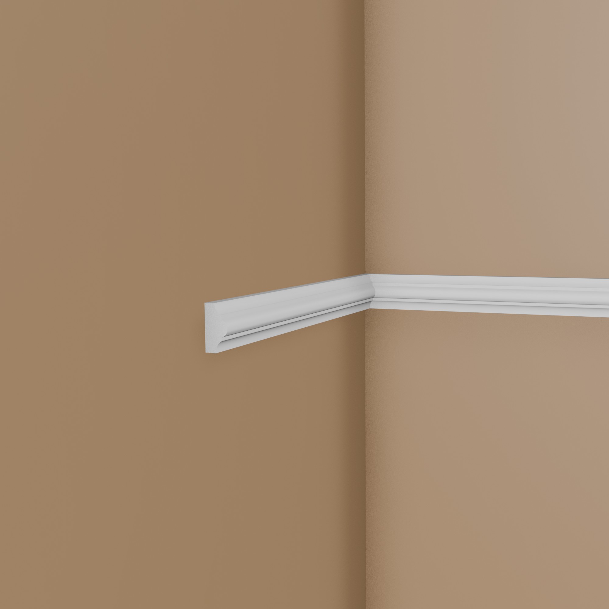 NMC | Moulure décorative | SP3 ARSTYL® | Polyuréthane | 23 x 13 x 2000 mm | Blanc | Cimaise