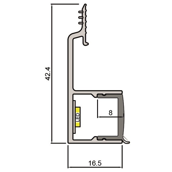Qualitäts Lichtleisten Sockelleisten Online kaufen