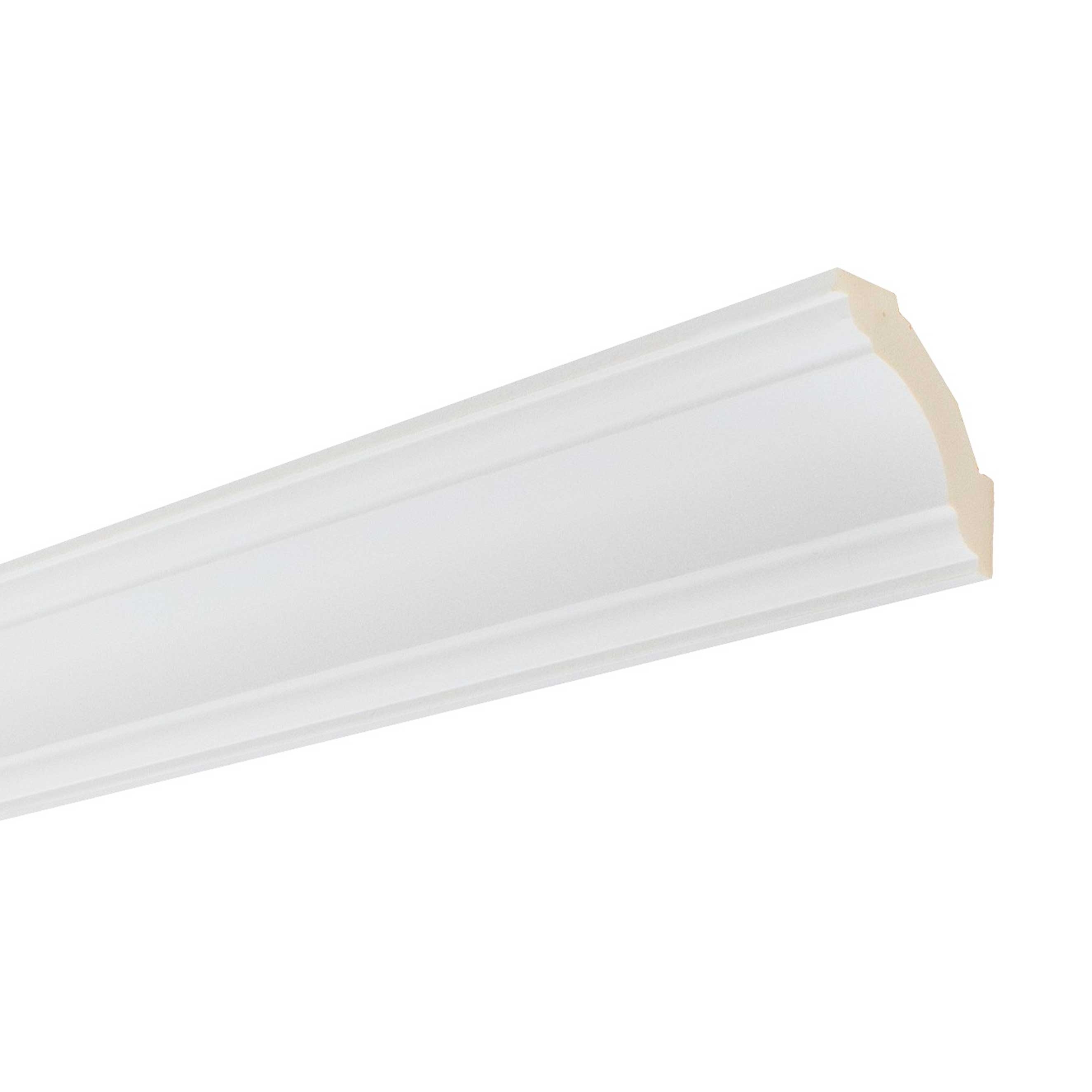 NMC moulure "Irkutsk" | Z1240 ARSTYL® moulure de plafond | 40 x 40 x 2000 mm | Polyuréthane | Blanc