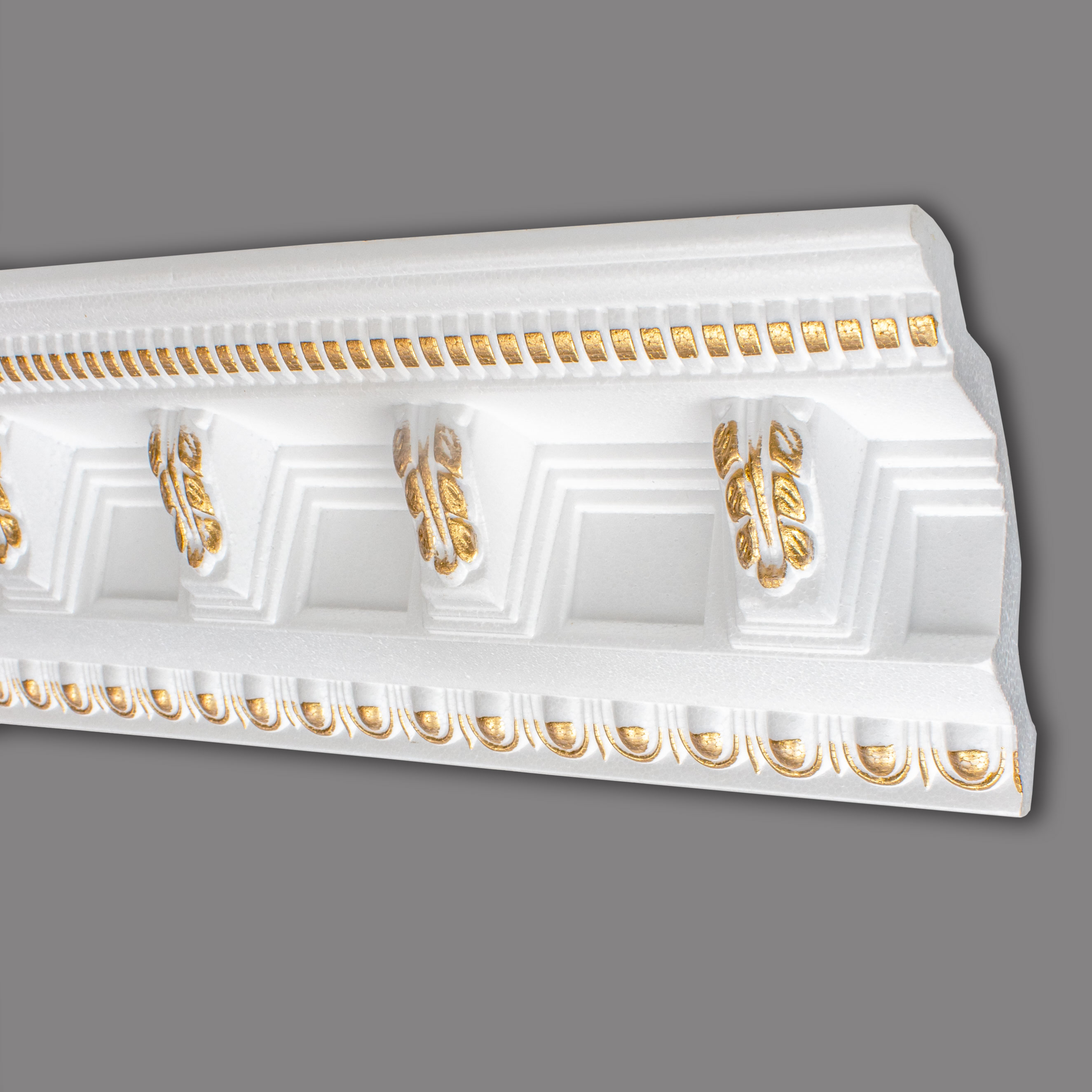 Moulure de plafond magnifique Marbet B-22 GOLD | 96 x 98 mm | polystyrène 