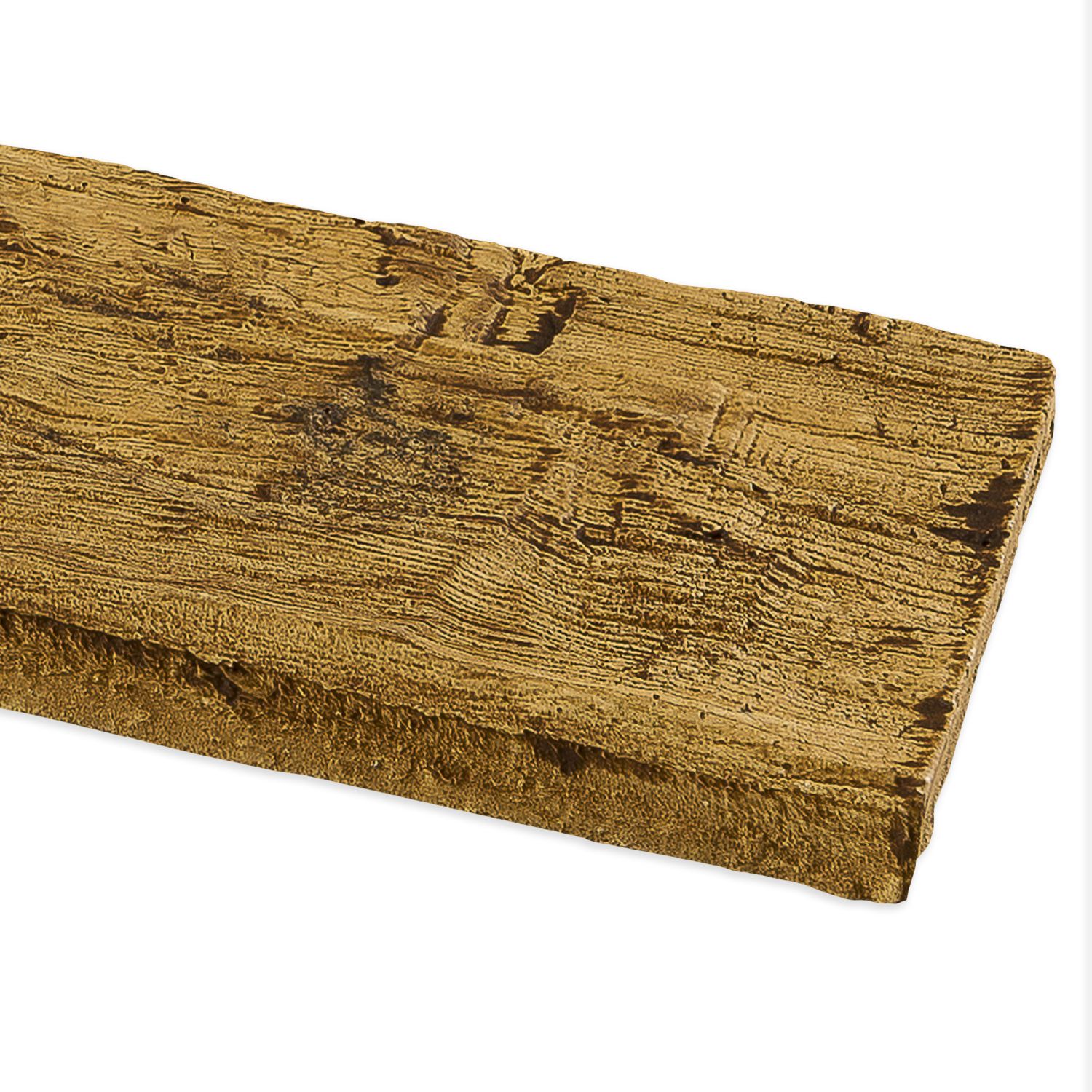 Wiesemann | Planche | PU | 130 x 30 x 2600 mm | Chêne clair | Poutre imitation bois | Haute densité 