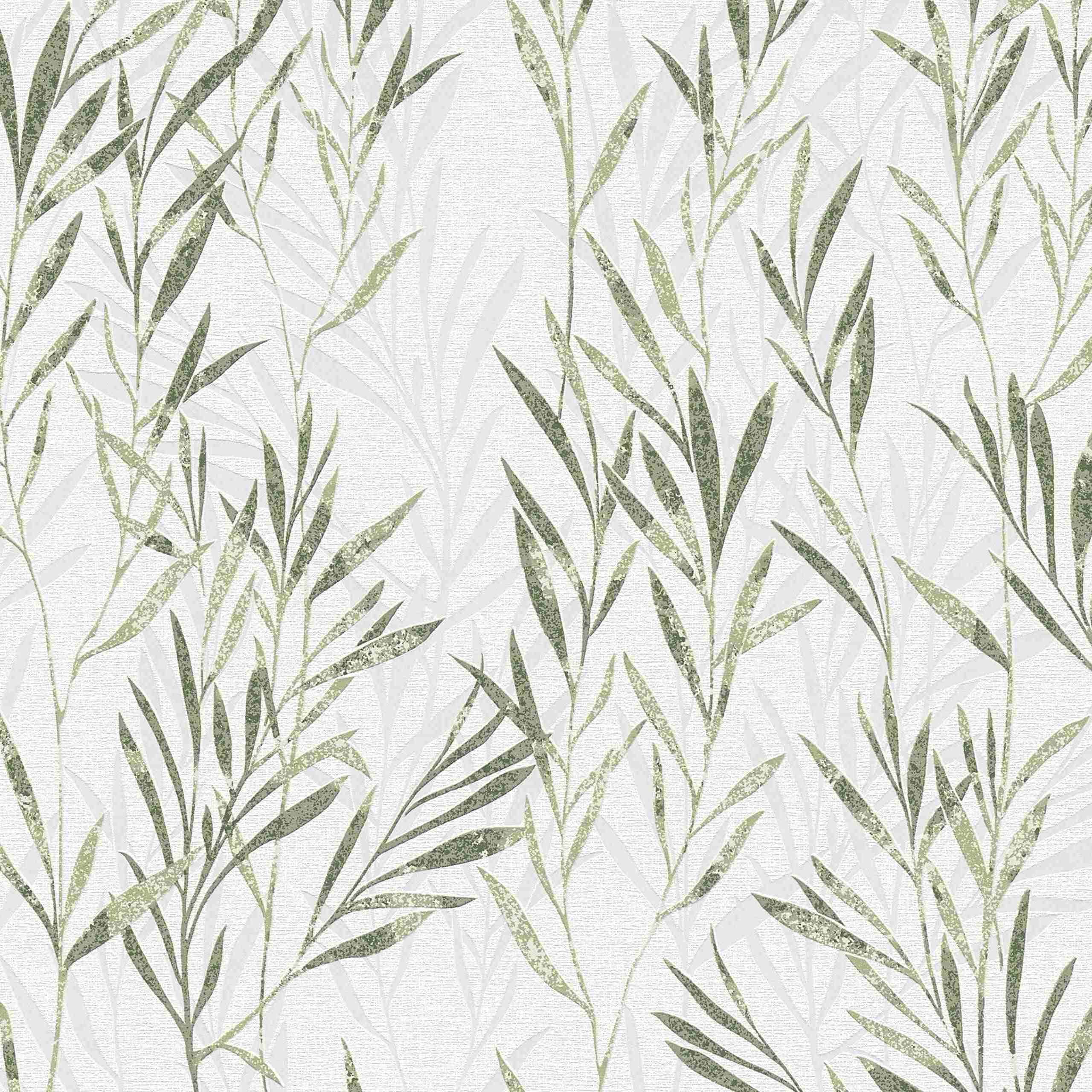 A.S. Creation Flavour | 367123 | papier peint intissé floral | 0.53 m x 10.05 m | vert