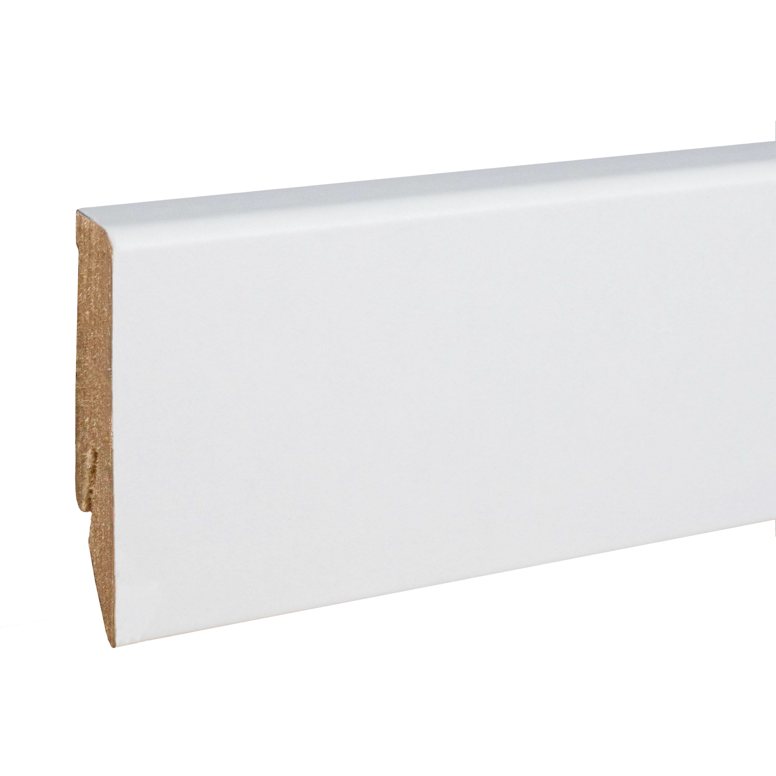 Plinthe "Coburg" 718.5831 MDF 18 x 58 x 2500 mm Blanc Arêtes Vives PROVISTON