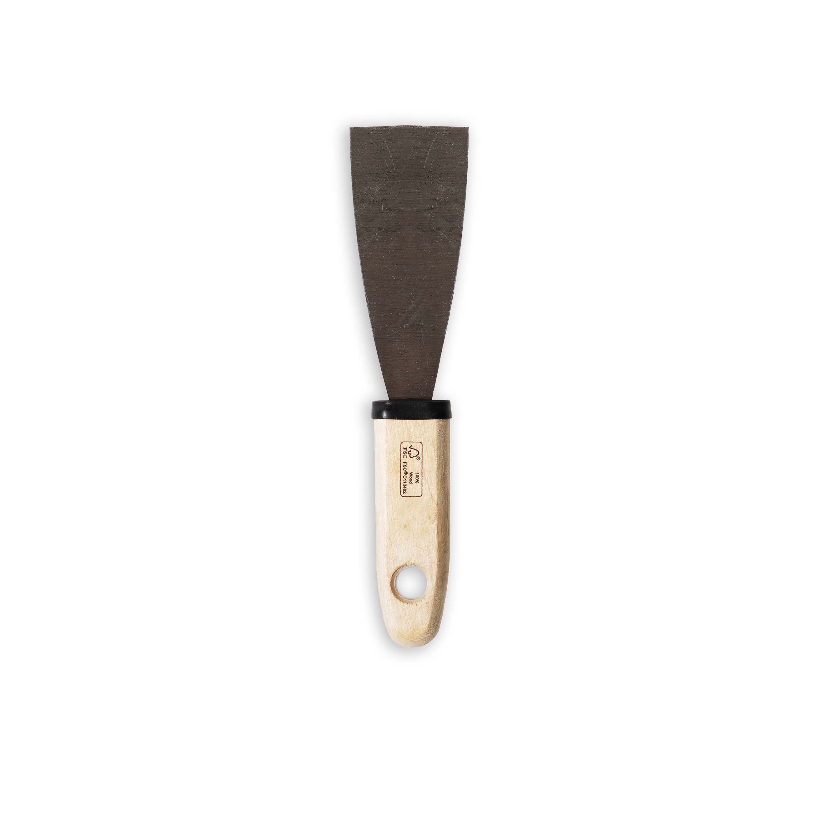 PROVISTON | Spatule 40 mm | Couteau de peintre, manche bois, lame inox