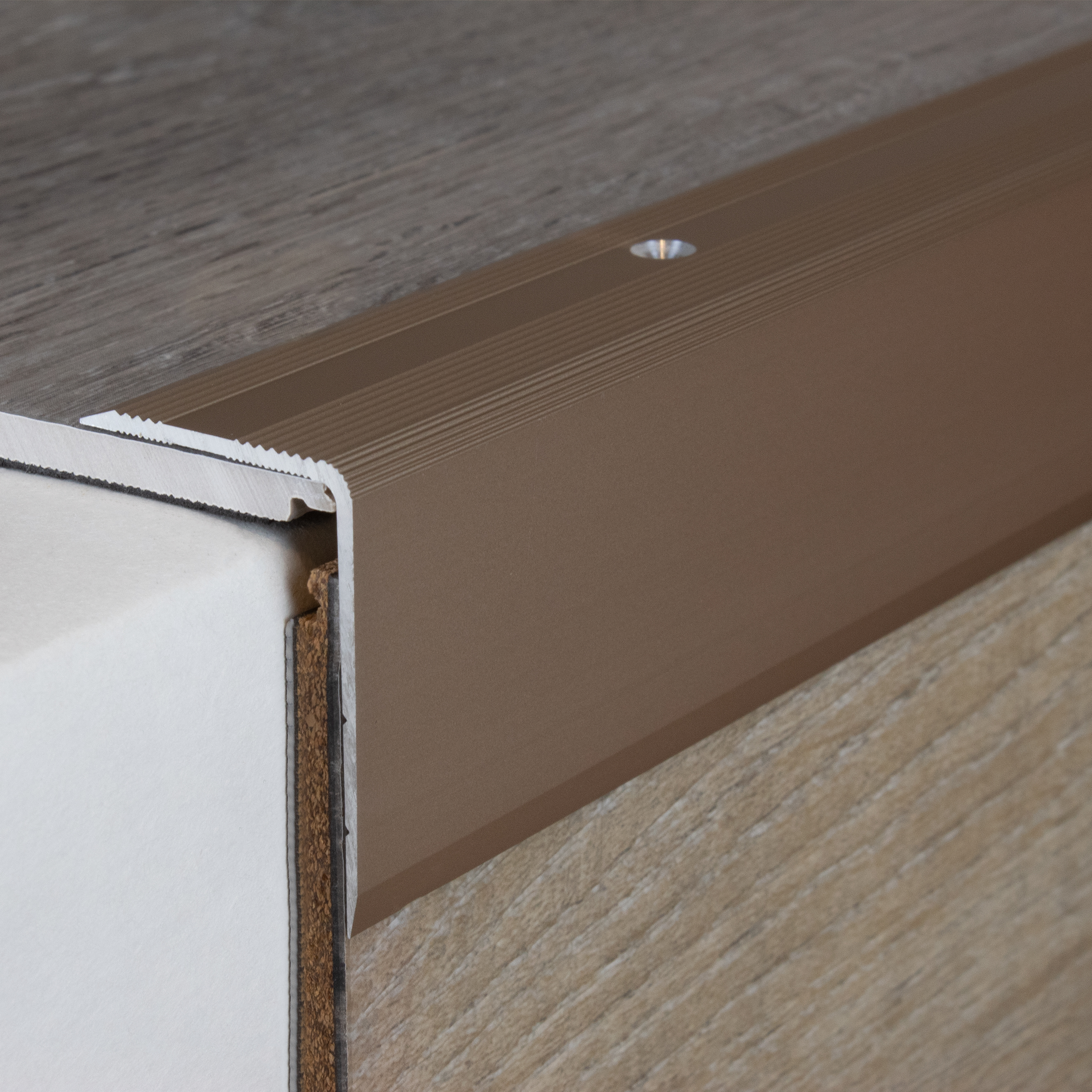 Nez de marche | largeur 30 mm | hauteur 22 mm - 52 mm | aluminium