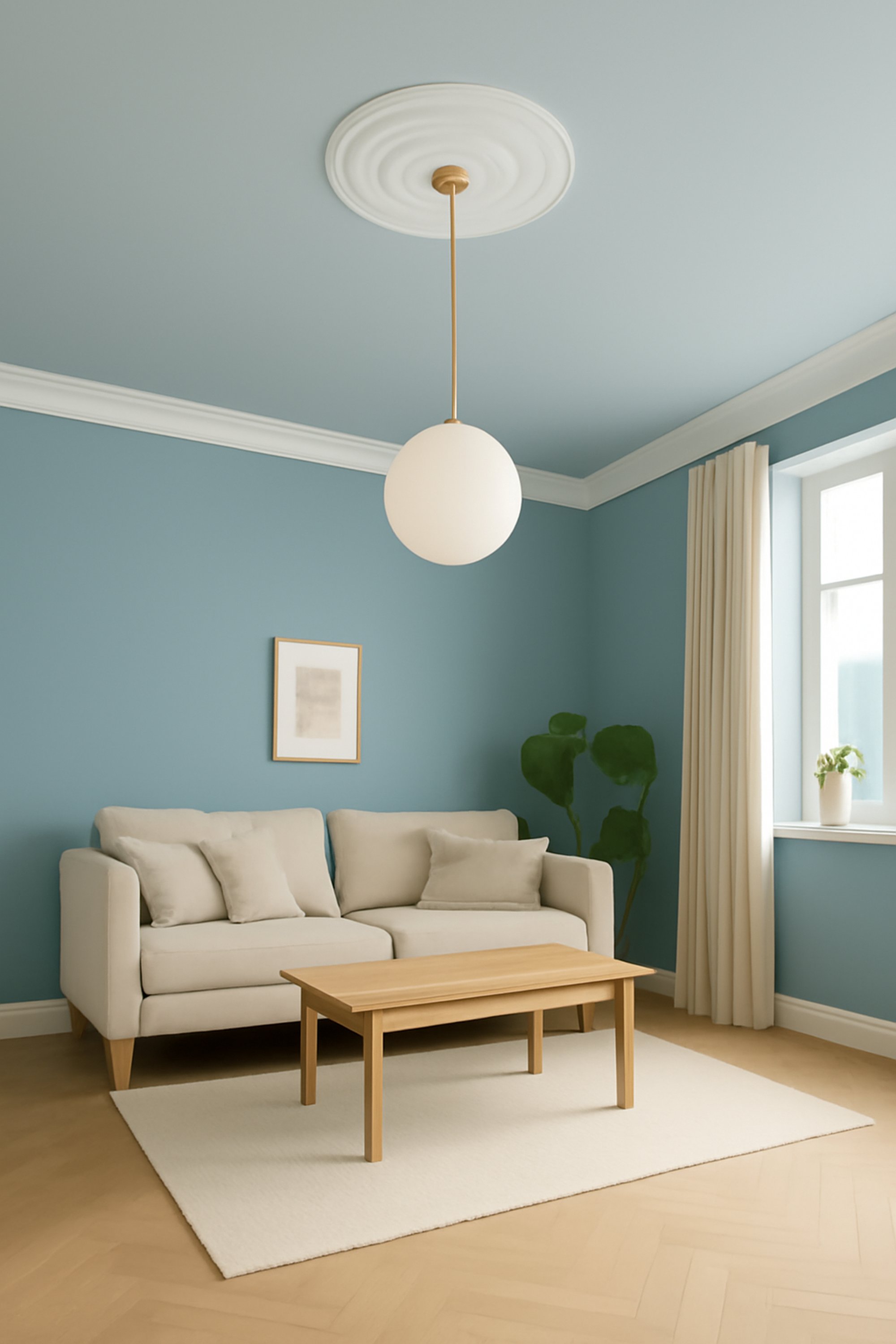 PROVISTON | Gips Rosette Stockport | Echter Gipsstuck | Ø24,5cm | Stuckrosette PROVISTON | Gips Rosette Stockport | Echter Gipsstuck | Ø24,5cm | Stuckrosette