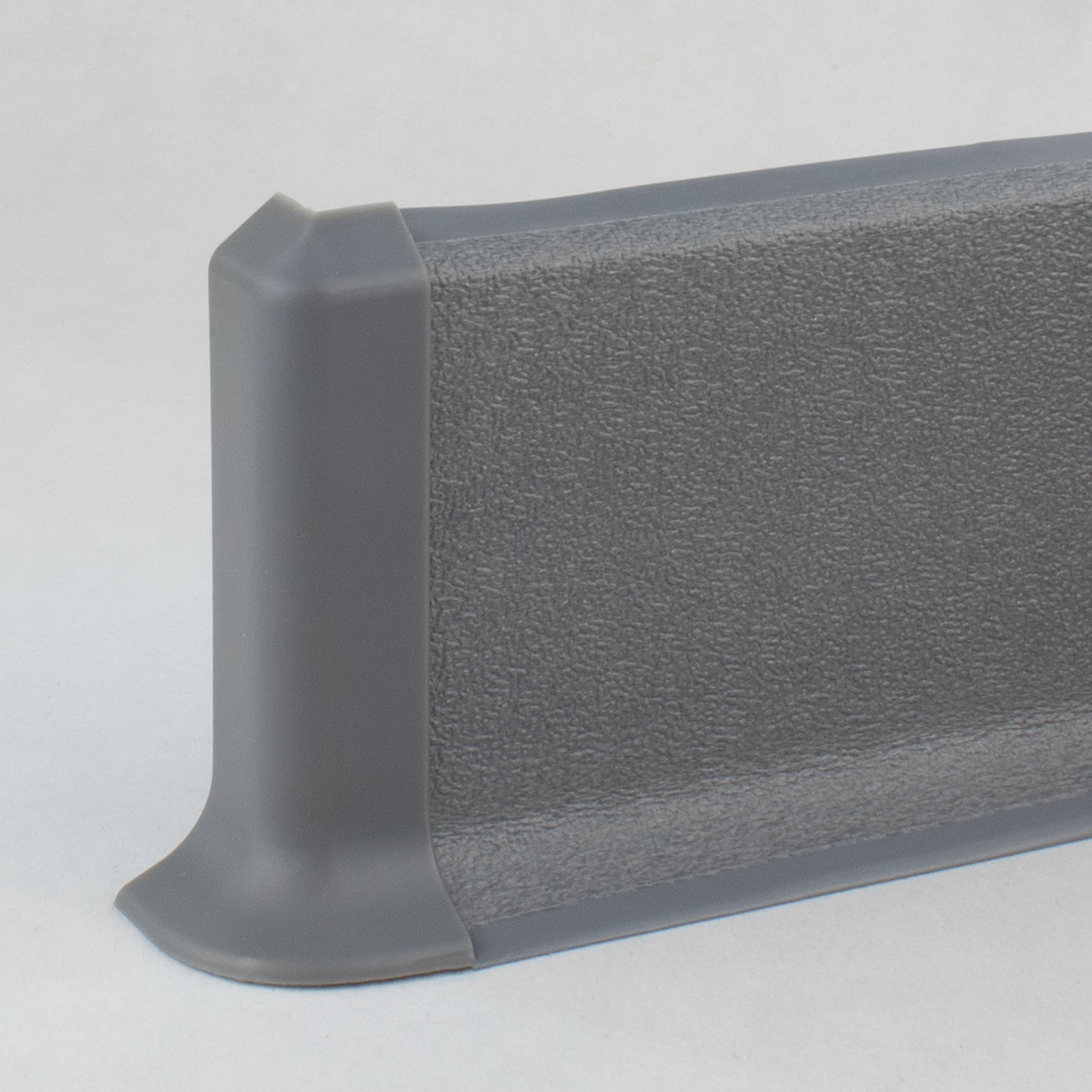 Angles extérieurs pour plinthe "Rimini" PVC 12.8 x 60 mm gris PROVISTON