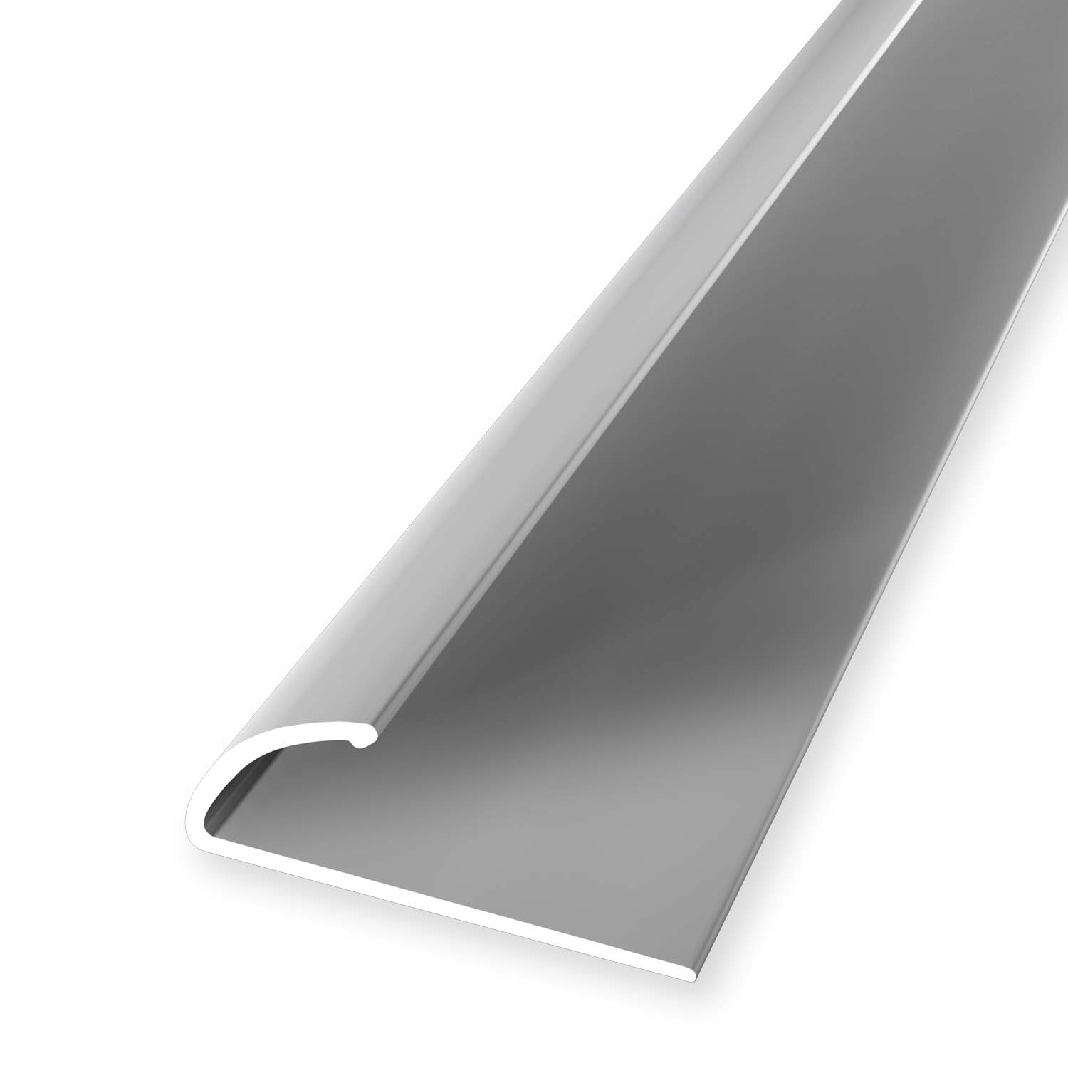 Profilé de finition 9 x 24.5 x 2700 mm Aluminium Profilé d'arrêt  Lisse Argent Küberit