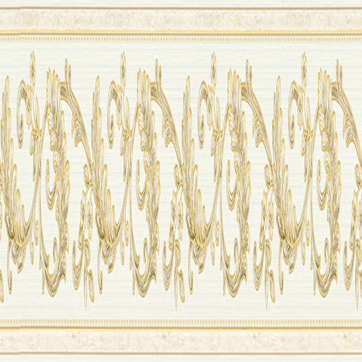 A.S. Creation Only Borders | 369141 | papier peint intissé adhésif baroque | 0.08 m x 5 m | beige