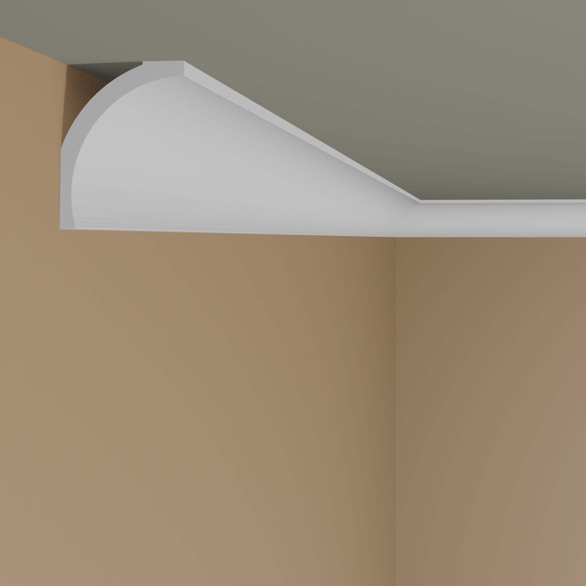 Moulure de plafond tendance NMC NOMASTYL B1 65 x 80 mm polystyrène léger blanc