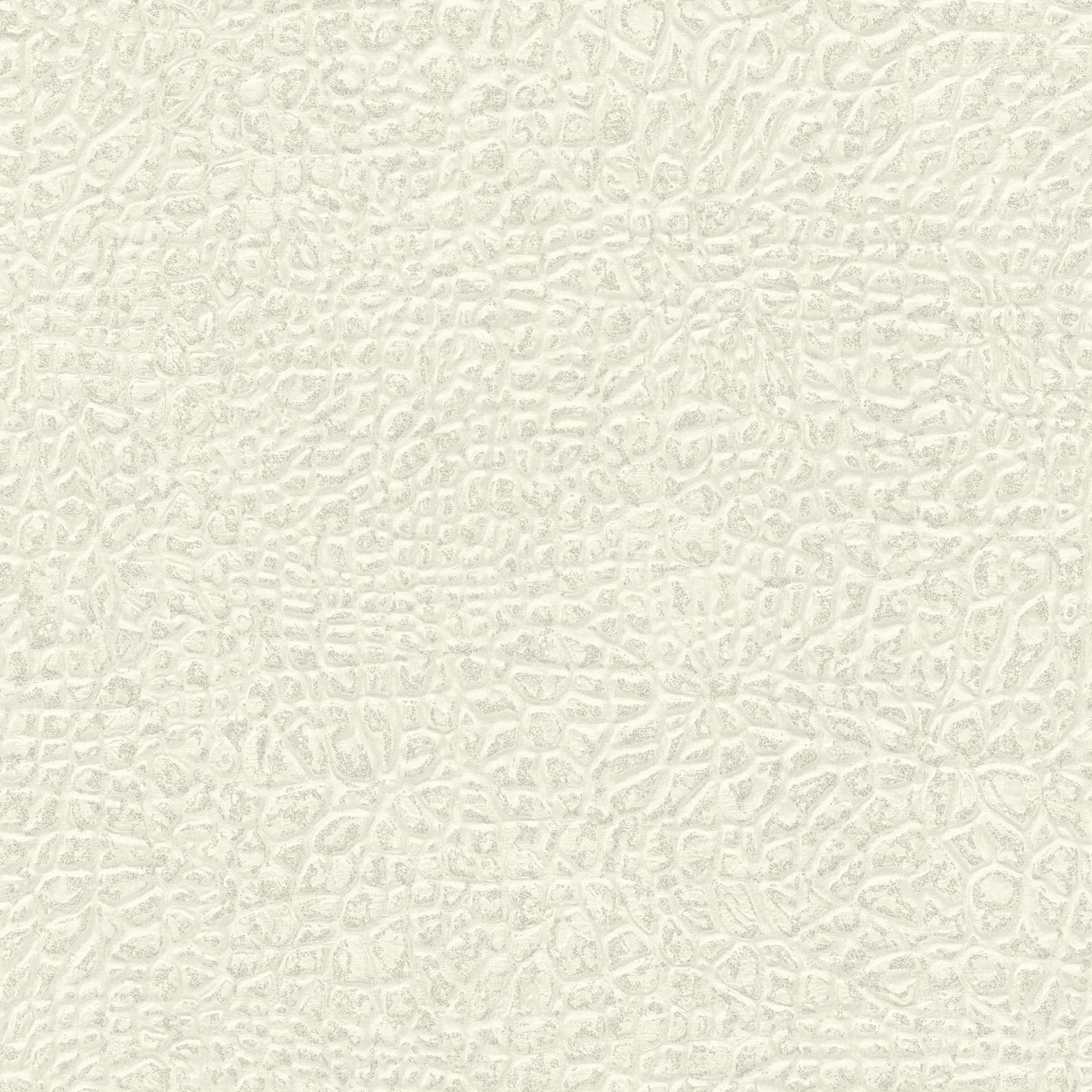 A.S. Creation Absolutely Chic | 369703 | papier peint intissé 3D | 0.53 m x 10.05 m | blanc
