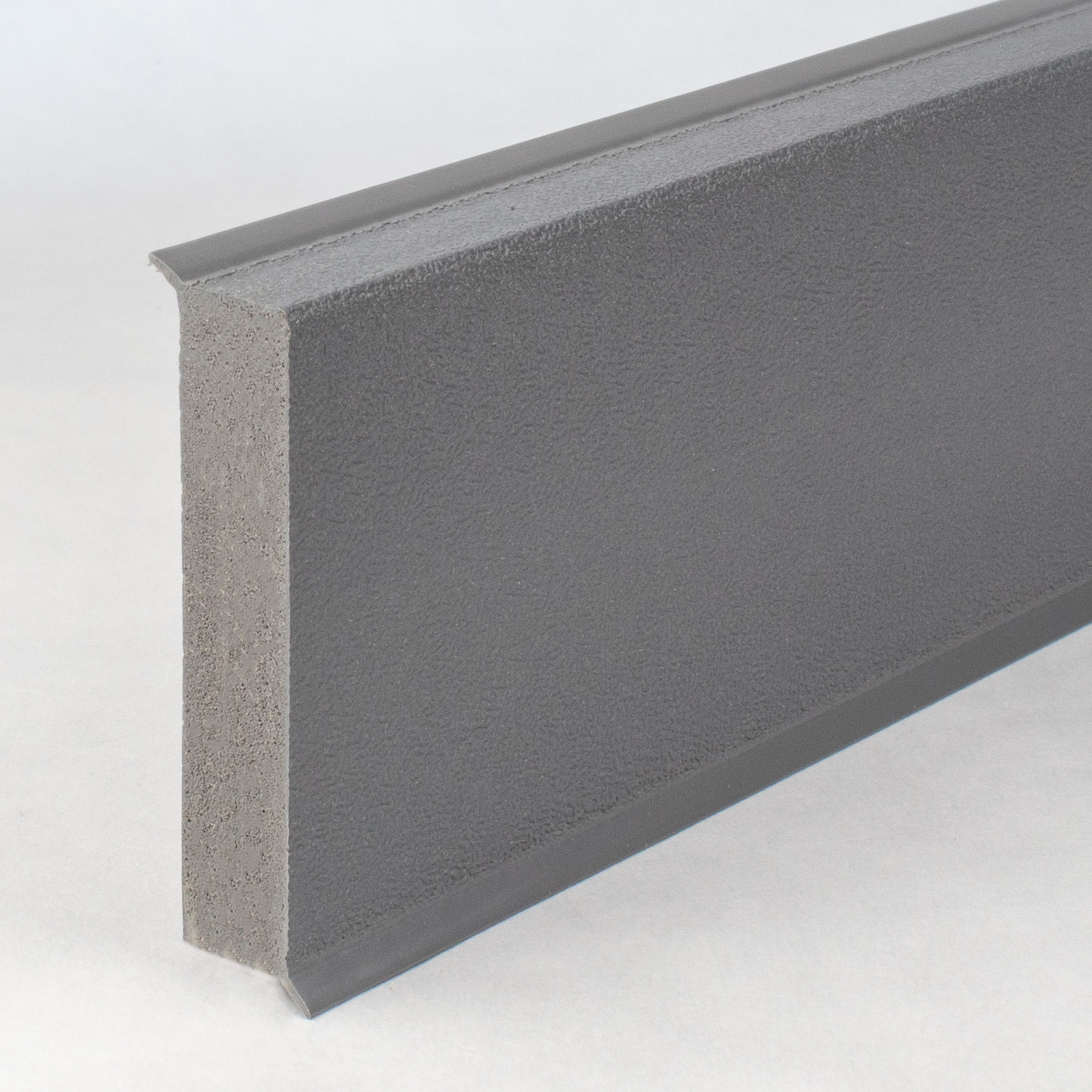 PVC | Plinthe | mousse rigide | Plinthe | Monopoli | 60 x 12 mm | grainé| couleurs diff.