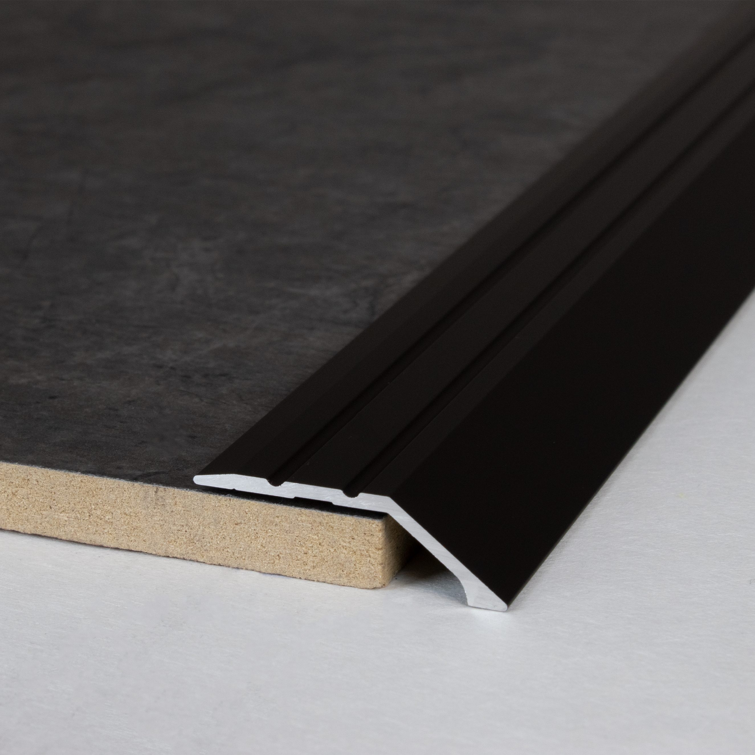 Profilé de finition sol stratifié | épaisseur: 8.5 - 15.5 mm | alu anodisé
