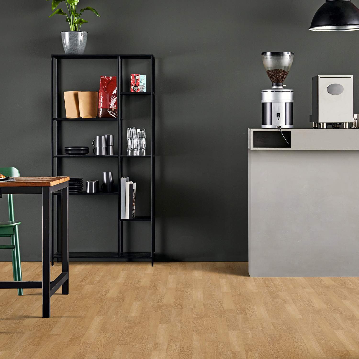 Classic Laminat Pro H2412 | 1292 x 193 x 8 mm Parquet Stratifié à clipser chêne