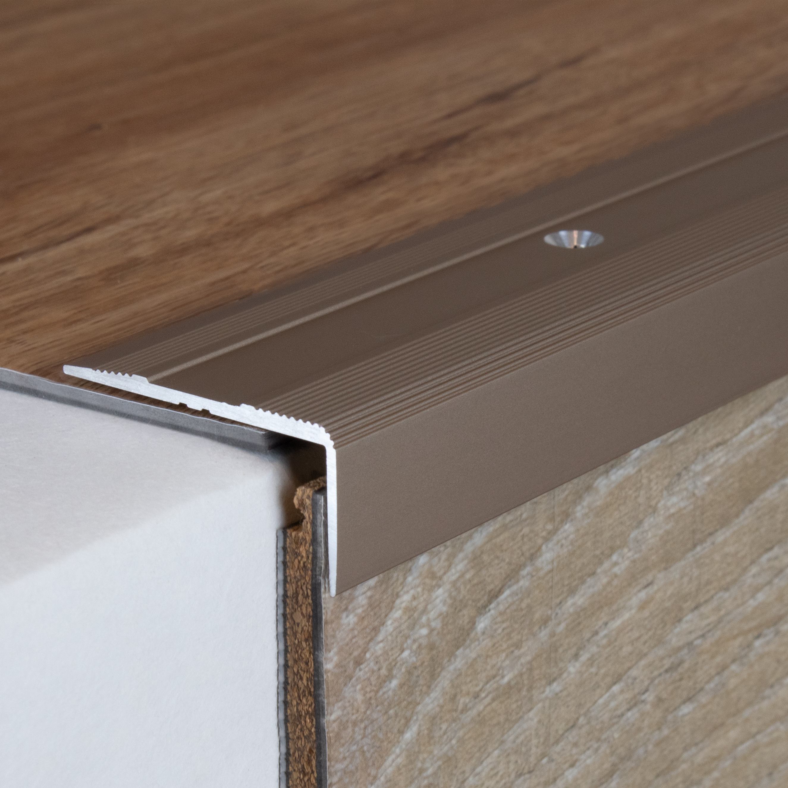 Nez de marche 15 x 36 mm | aluminium anodisé