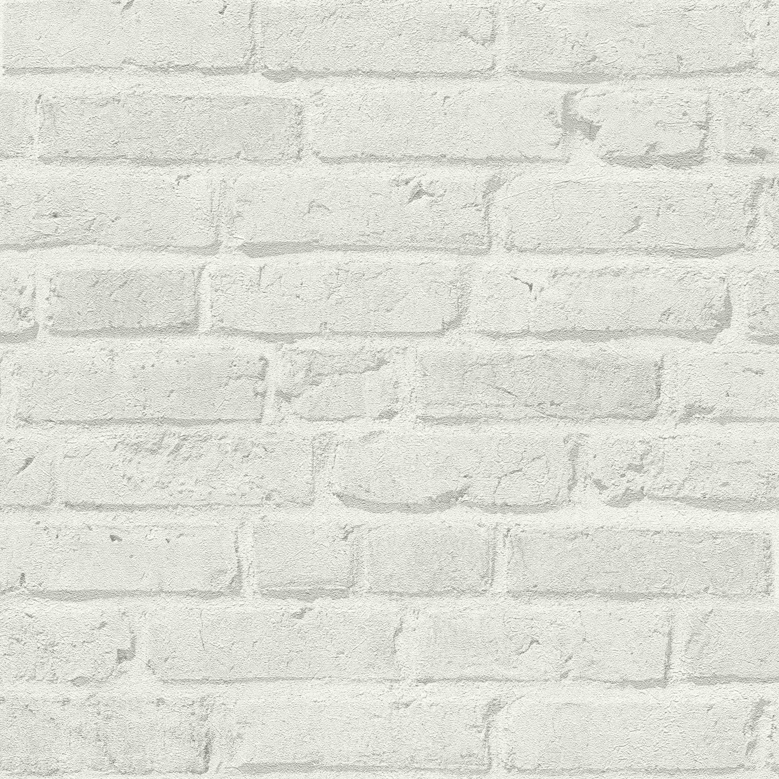 A.S. Creation Elements | 355814 | papier peint intissé pierre brique | 0.53 m x 10.05 m | gris