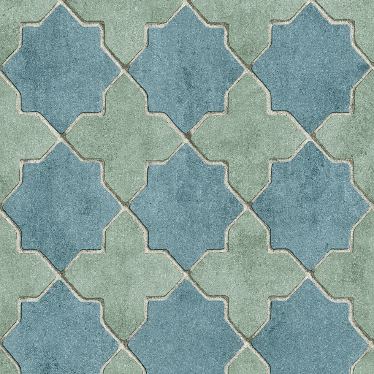 A.S. Creation New Walls | 374214 | papier peint intissé vintage | 0.53 m x 10.05 m | bleu