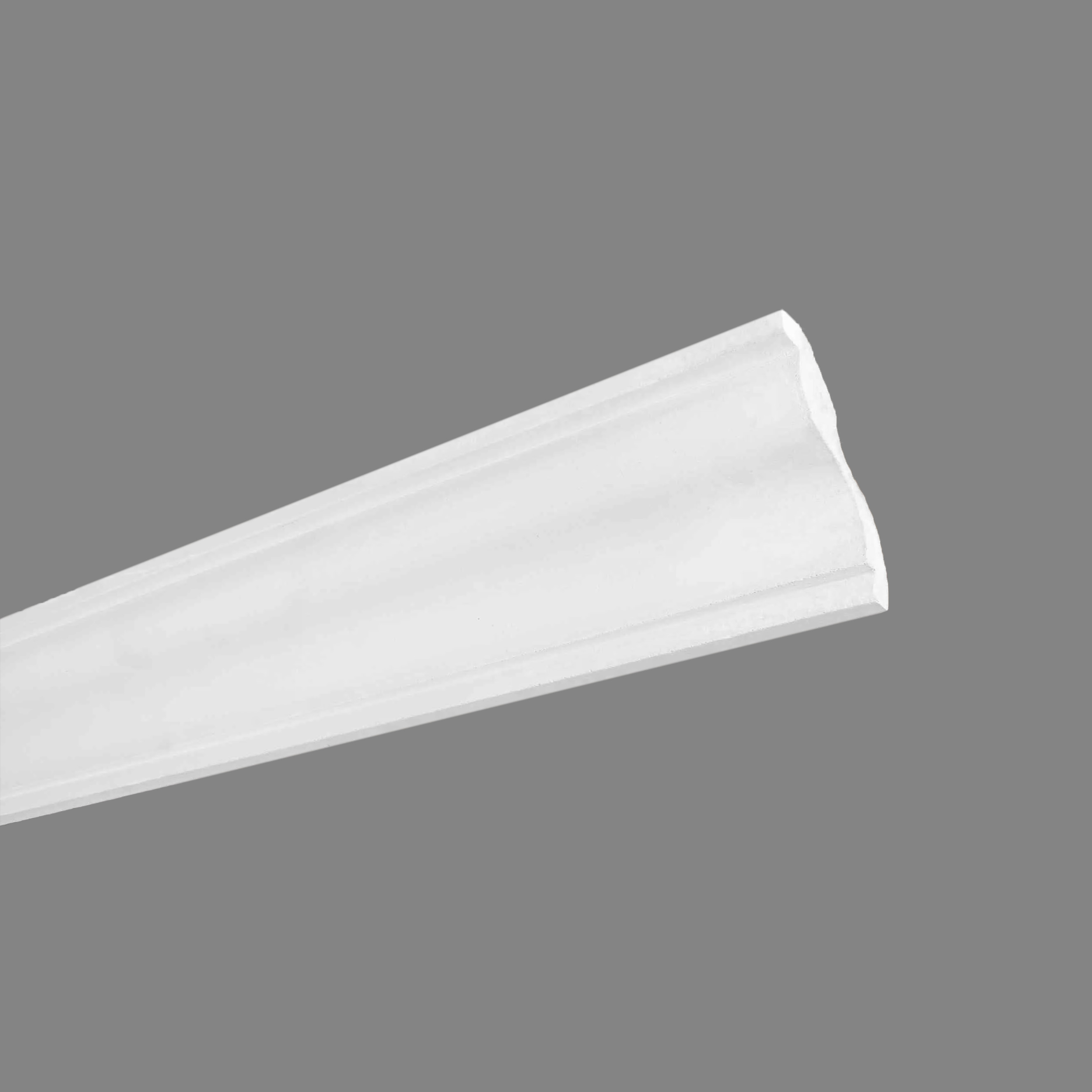 PROVISTON | Cornice en plâtre « ES-20 » | Moulures décoratives en plâtre | 70 x 87 x 1200 mm | Moulures de plafond en plâtre