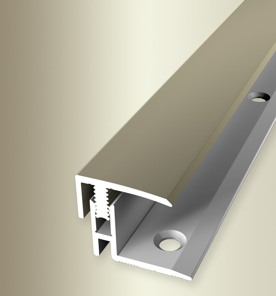 Küberit 560 Mono-Clip  | Profilé d'arrêt | Largeur:21 mm | Rattrapage parquet | Épaisseur:12-17 mm