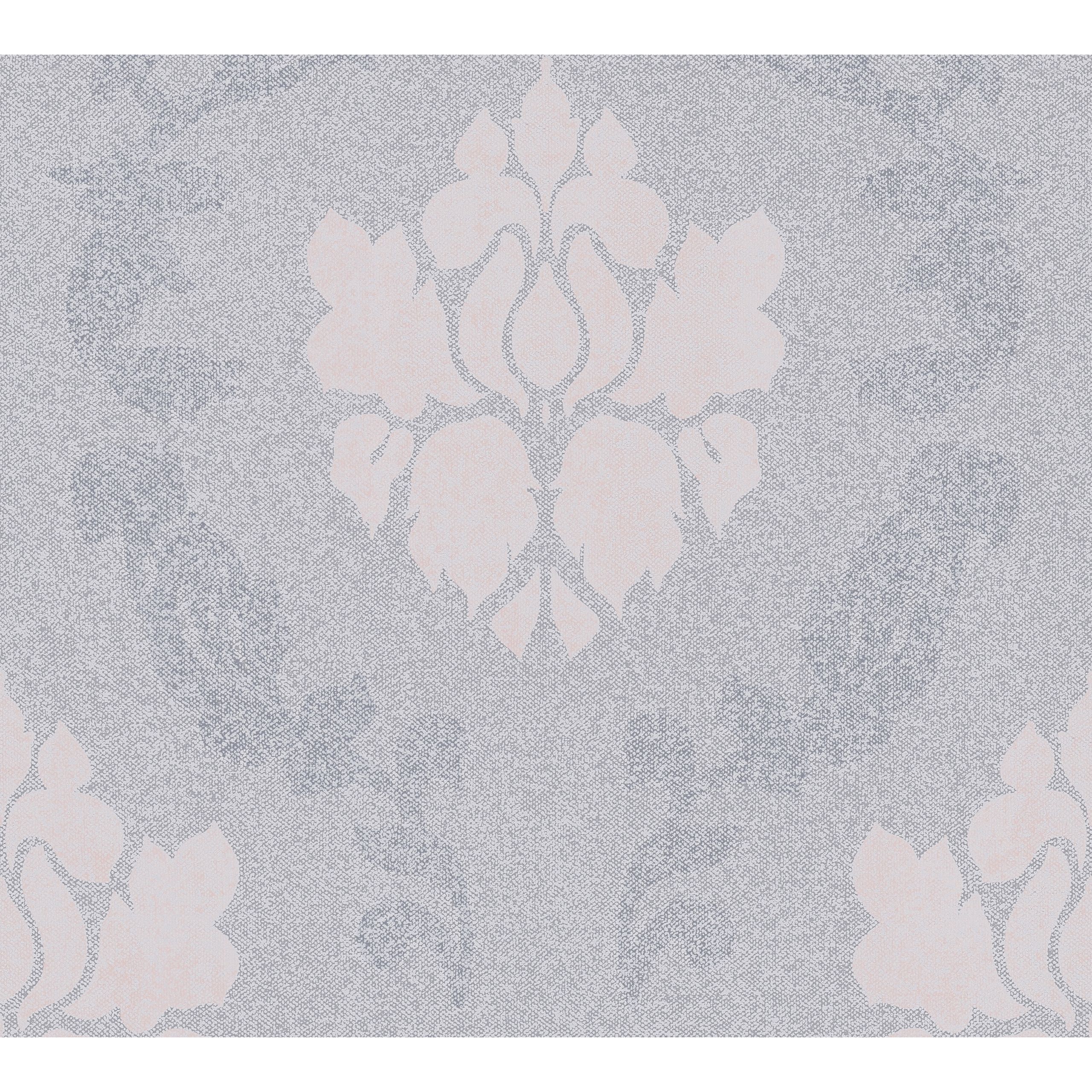 A.S. Creation New Elegance | 375523 | papier peint intissé baroque | 0.53 m x 10.05 m | gris