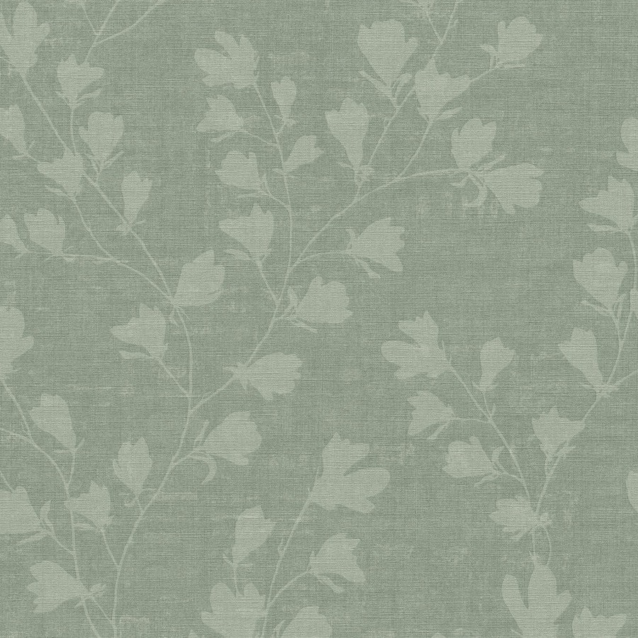 A.S. Creation | Nara | 387473 | Papier Peint Intissé | Floraux | 10.05 x 0.53 m | Vert