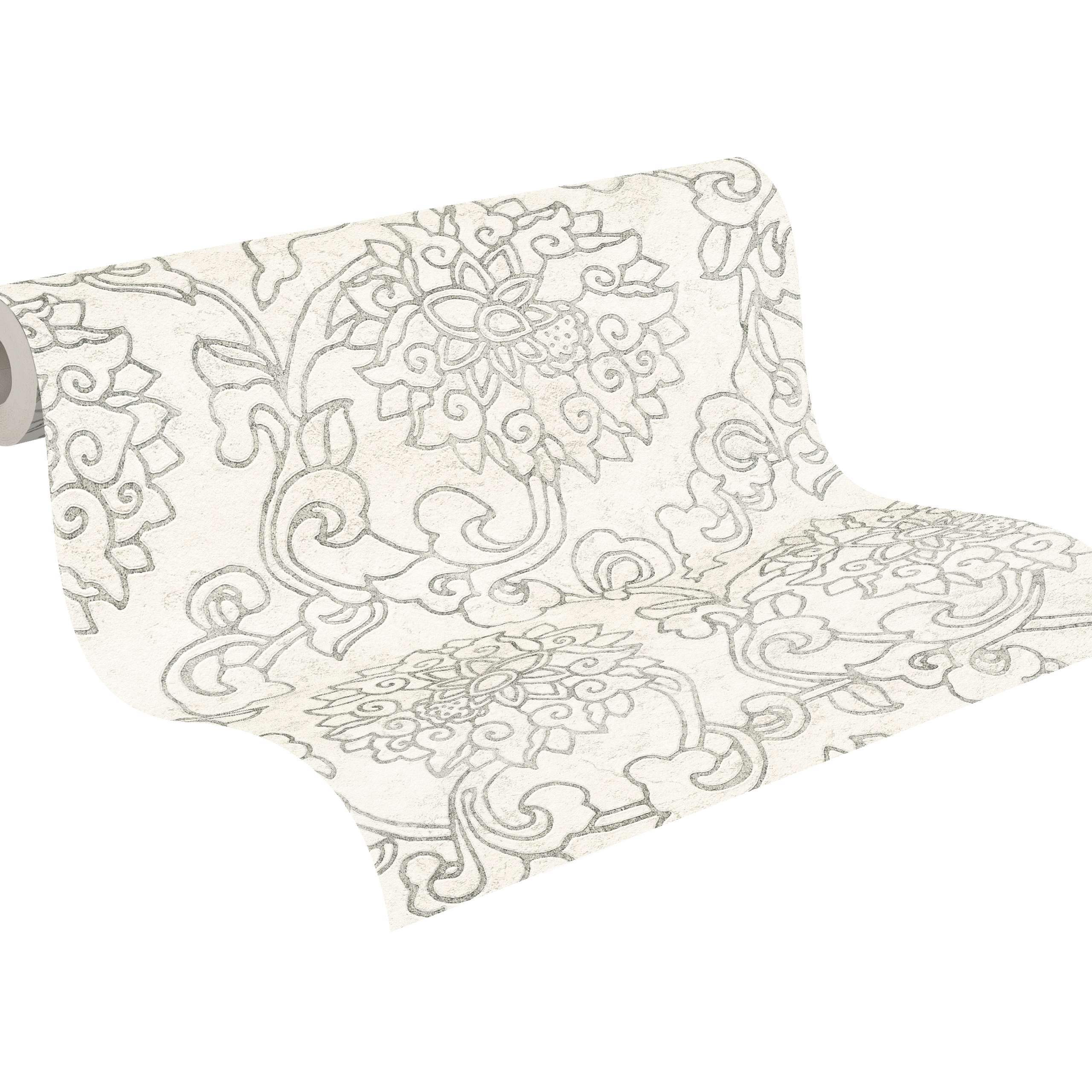 A.S. Creation Asian Fusion | 374702 | papier peint intissé moderne | 0.53 m x 10.05 m | beige