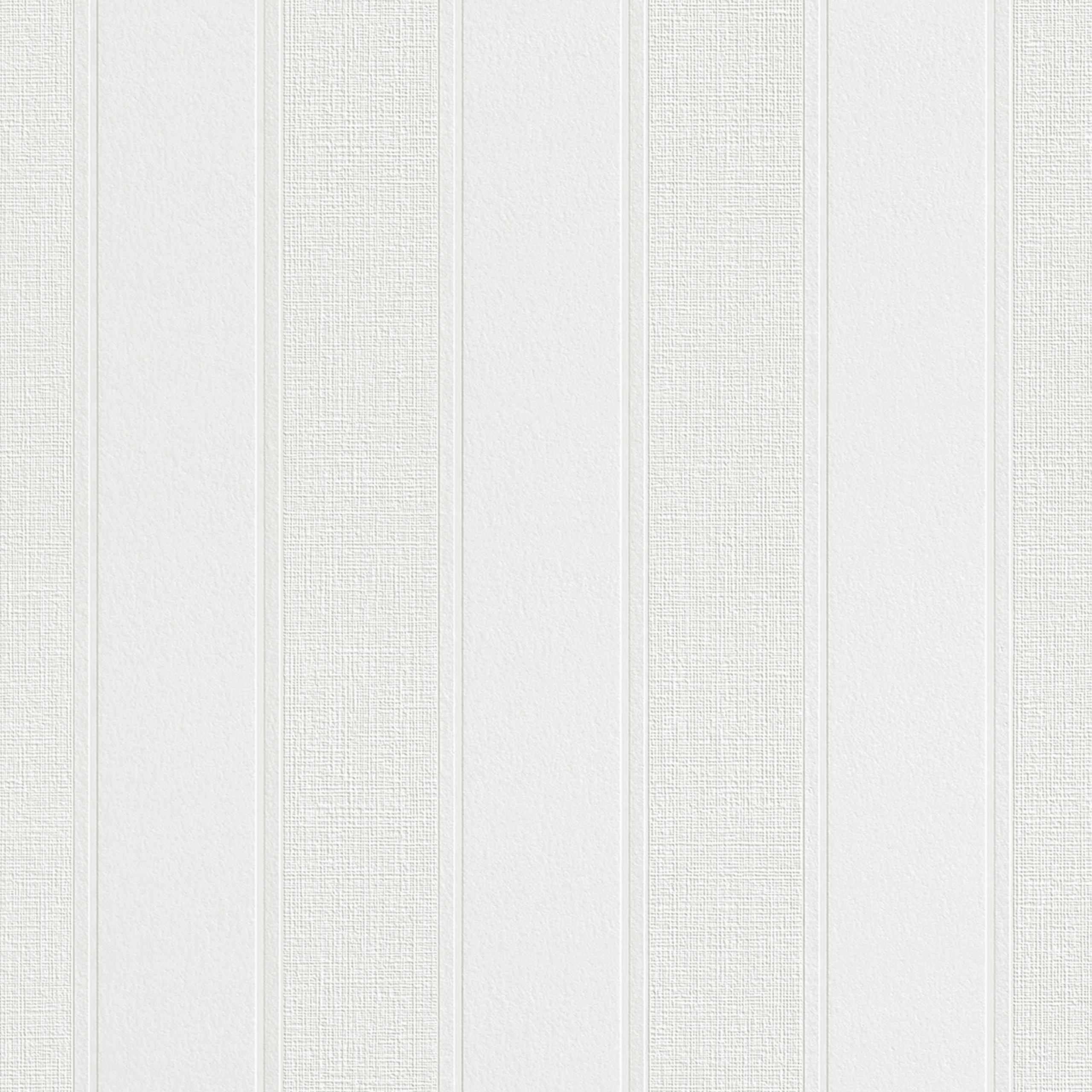 Rasch Wallton 2020 | 141801 | papier peint intissé à rayures | 0.53 m x 10.05 m | blanc
