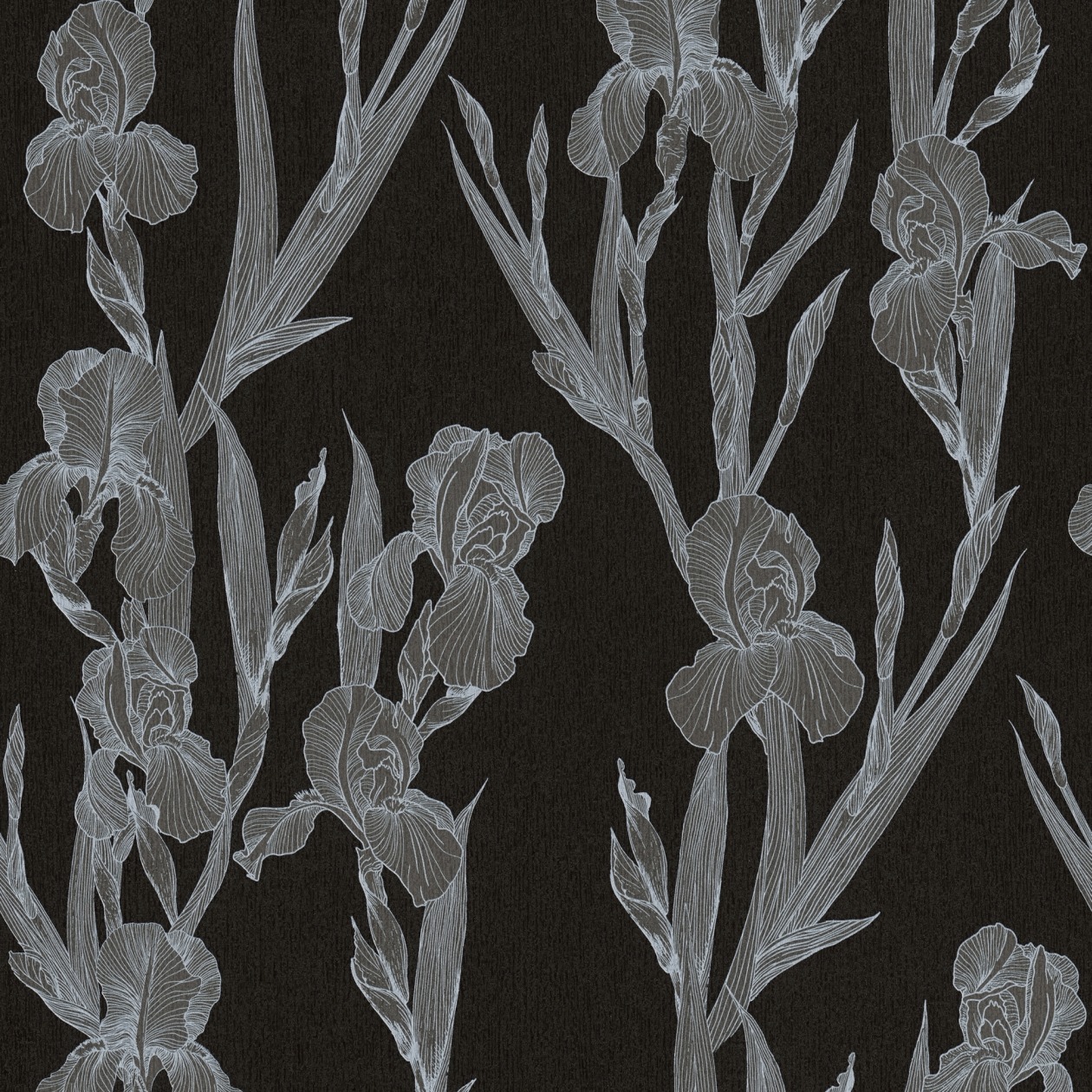 A.S. Creation Daniel Hechter 6 | 375262 | papier peint intissé floral | 0.53 m x 10.05 m | noir