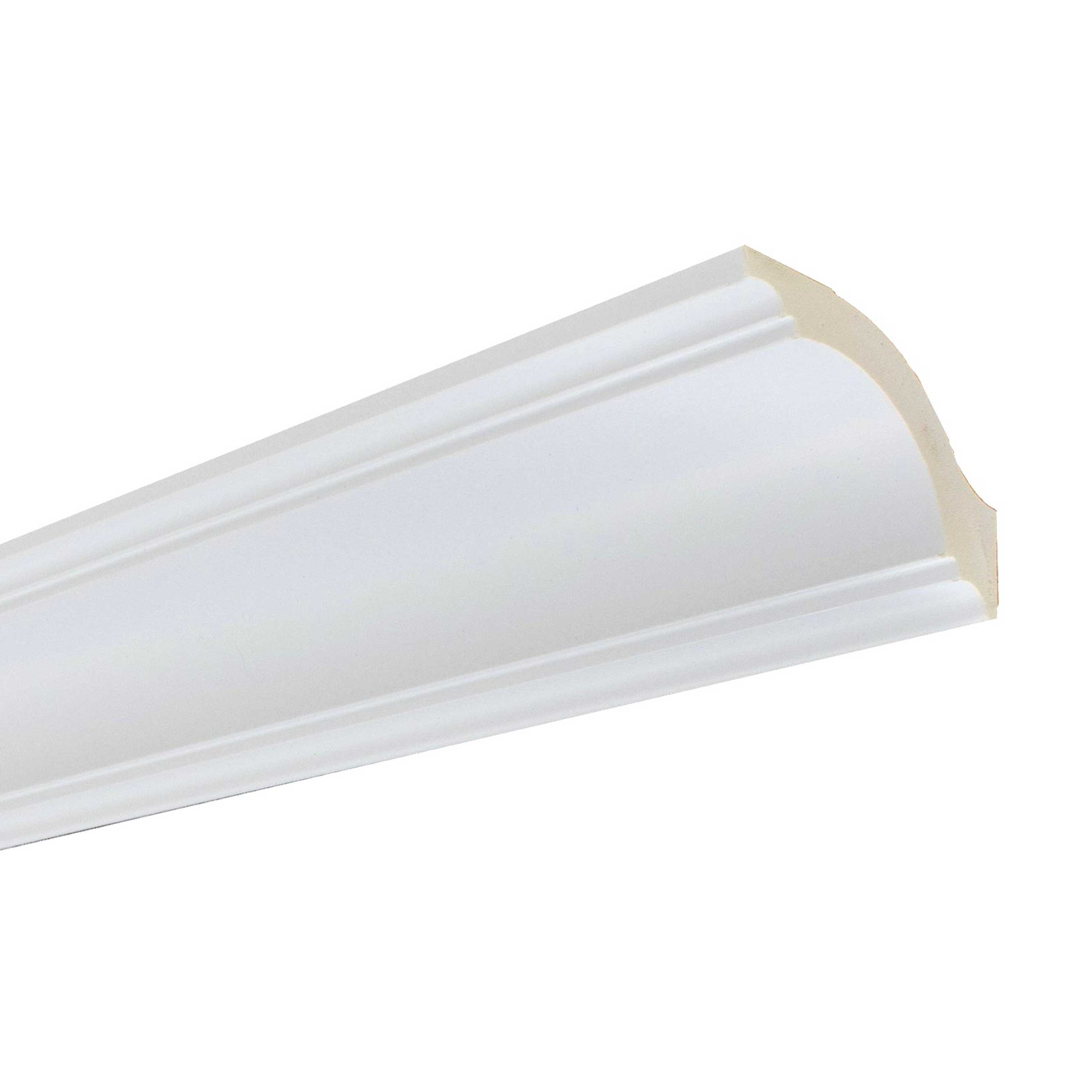 Moulure LED magnifique NMC ARSTYL Z1220 50 x 75 mm polyuréthane HD, résistant, éclairage indirect