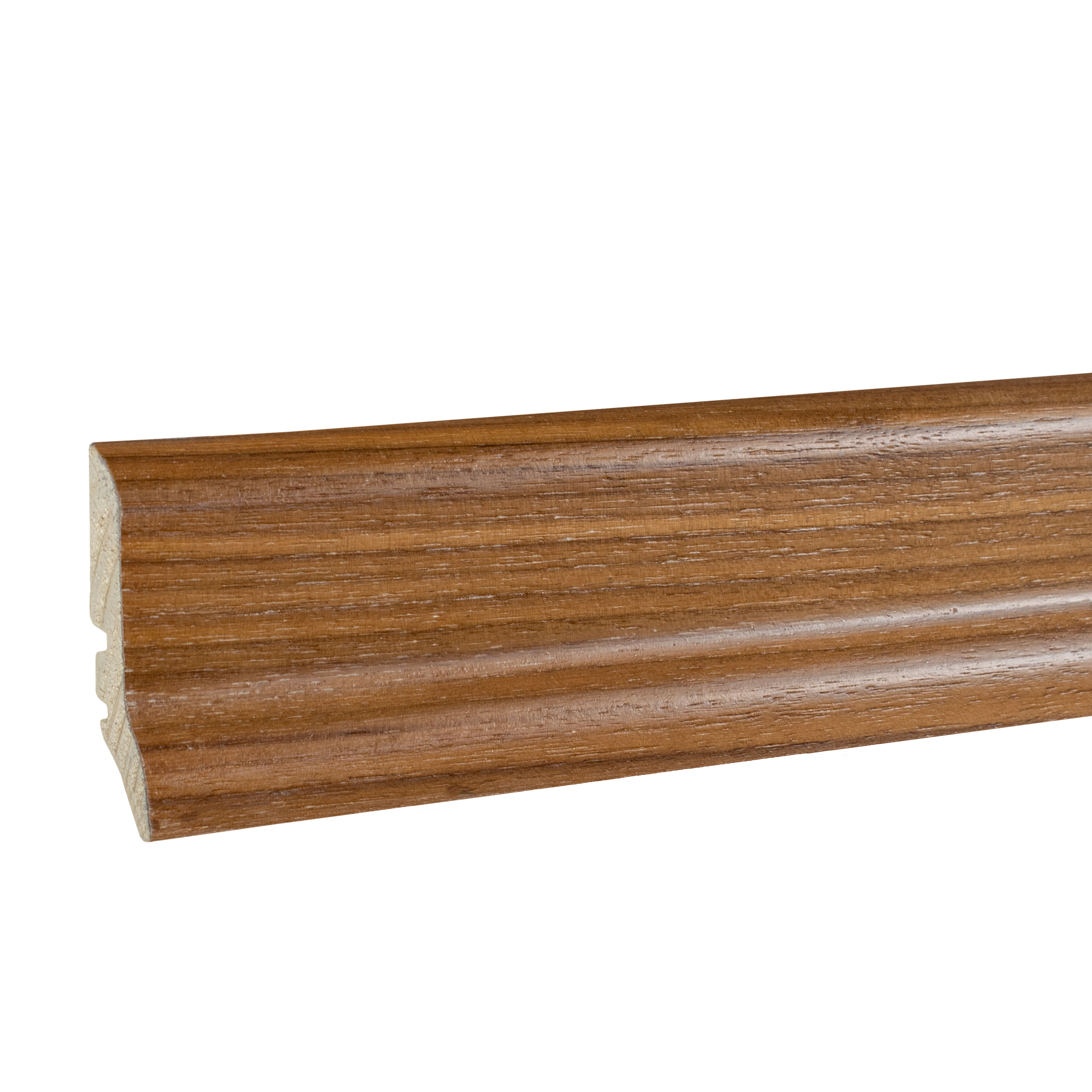 Plinthe "Dortmund" placage en bois 20 x 60 x 2500 mm noyer Plinthe moderne PROVISTON