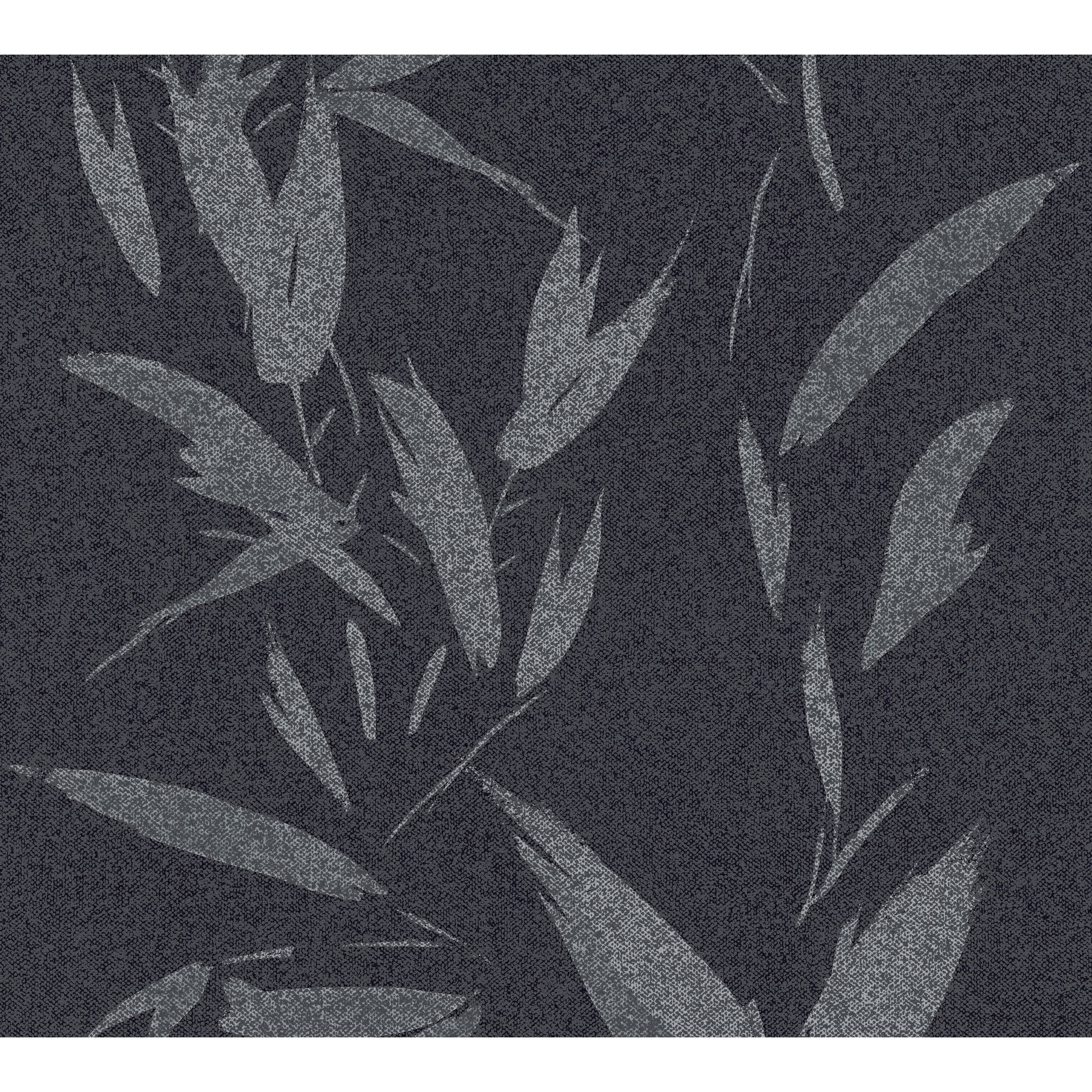 A.S. Creation New Elegance | 375492 | papier peint intissé nature | 0.53 m x 10.05 m | noir