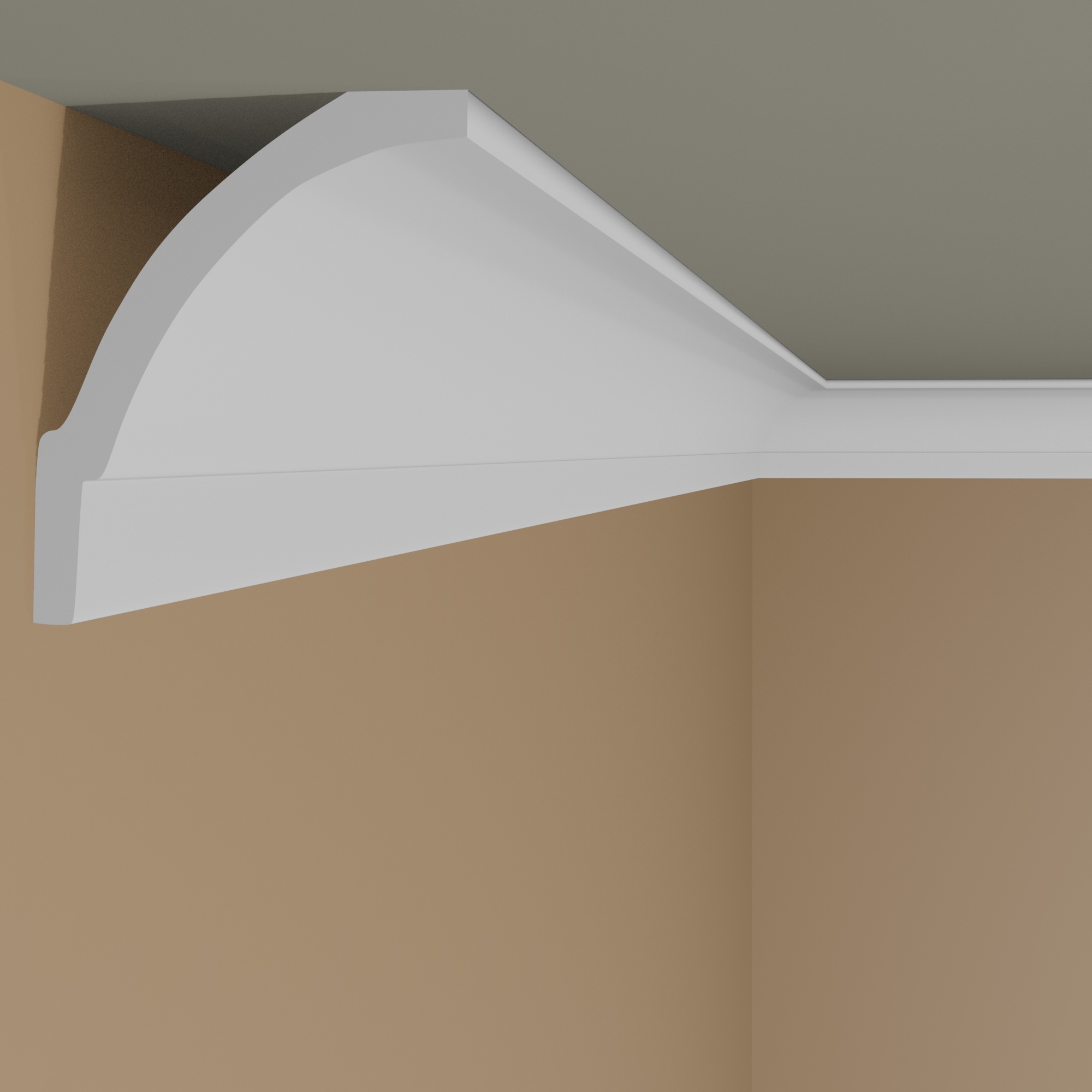 NMC moulure BW1 NOMASTYL 65 x 60 x 2000 mm polystyrène blanc moulure de plafond