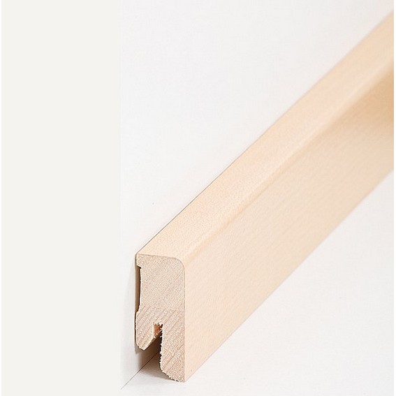 Sockelleisten "Halle" - Ahorn lackiert (Echtholzfurnier / 16.4.5)