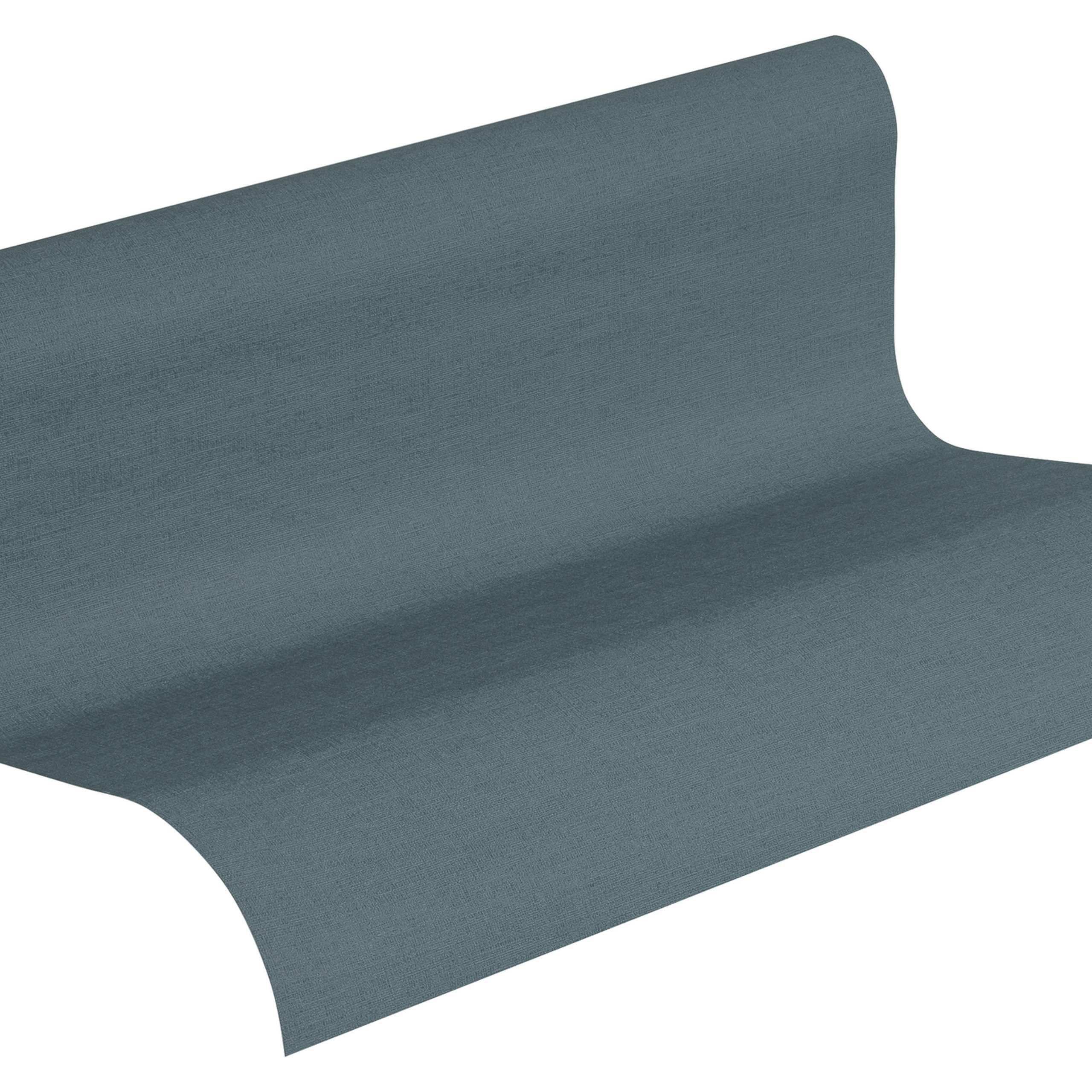 A.S. Creation Ethnic Origin | 371783 | papier peint intissé uni | 0.53 m x 10.05 m | bleu