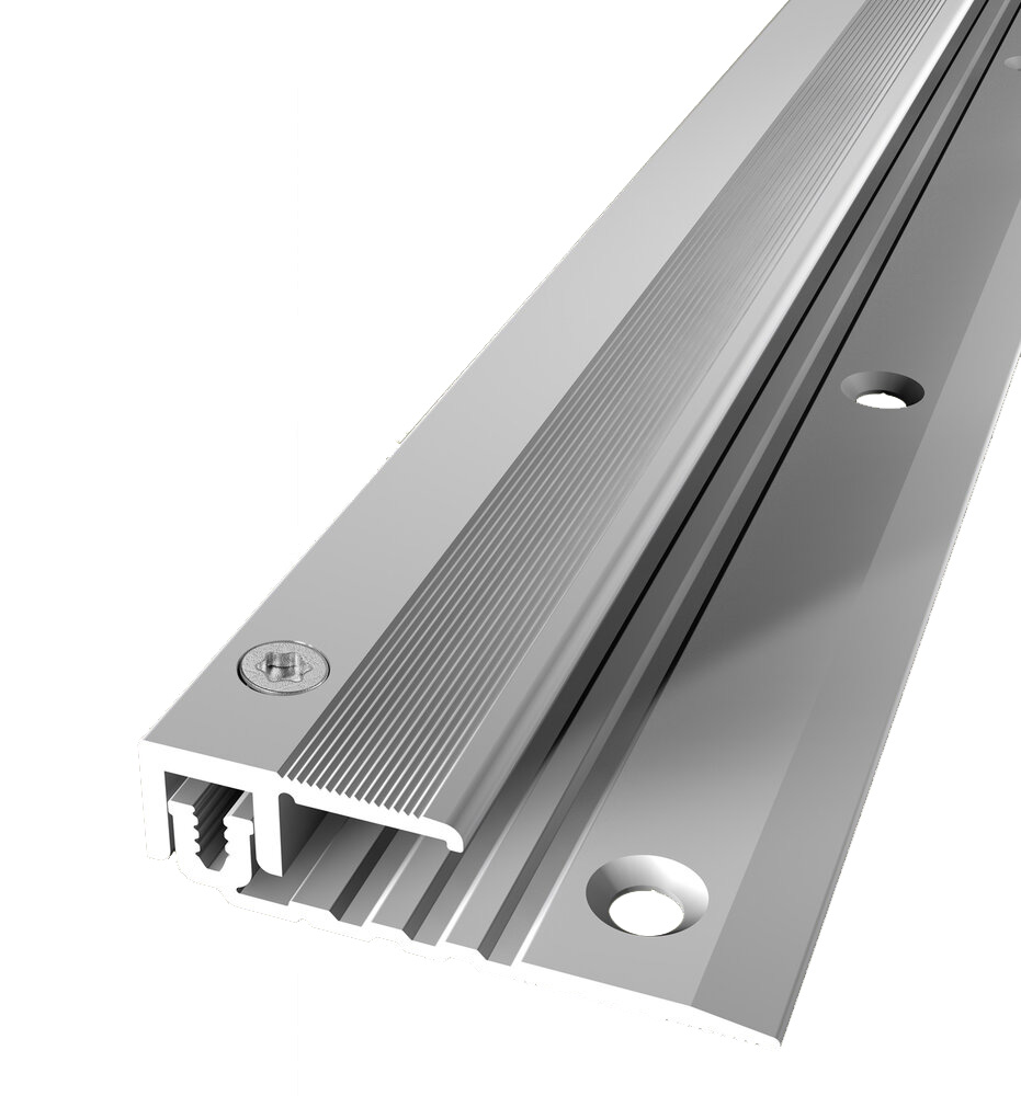 Profilé de finition 11 x 40 mm Aluminium Profilé d'arrêt strié Différentes longueurs Küberit