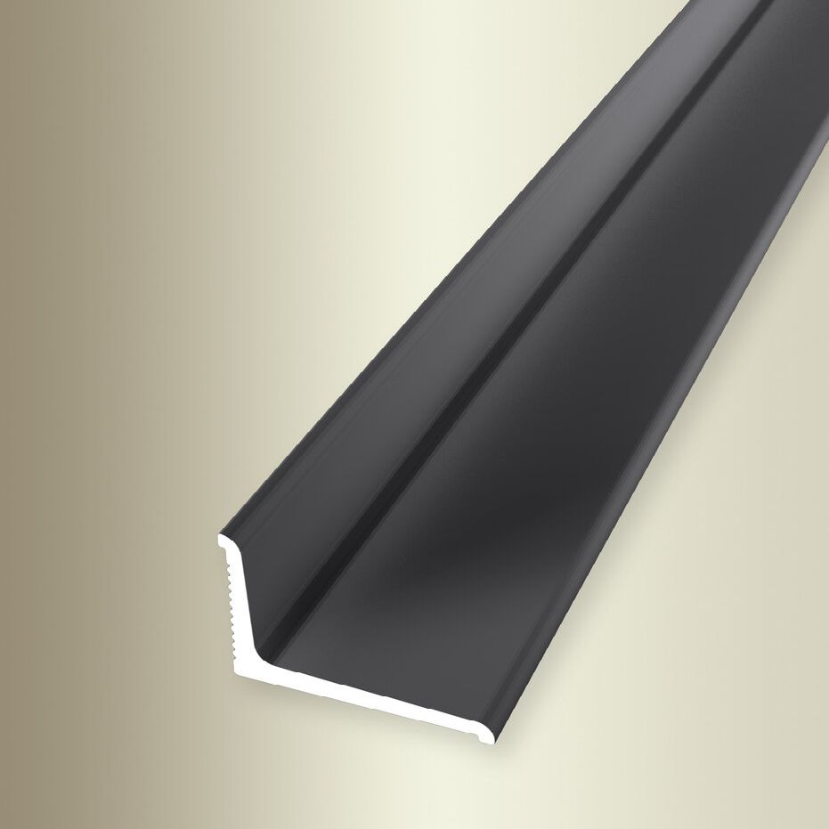 Profilé de finition | 18 x 12 x 2700 mm | Profilé en alu | Lisse | Inversible | Autoadhésif