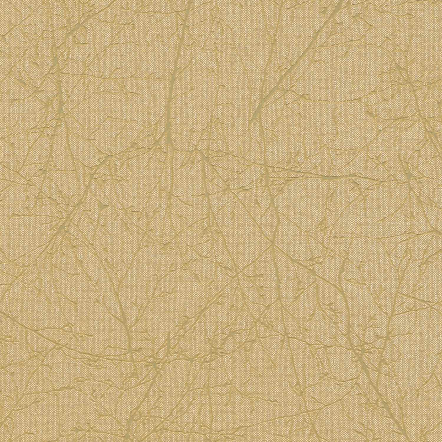 A.S. Creation | Terra | 385044 | Papier Peint Intissé | Floraux | 10.05 x 0.53 m | Or