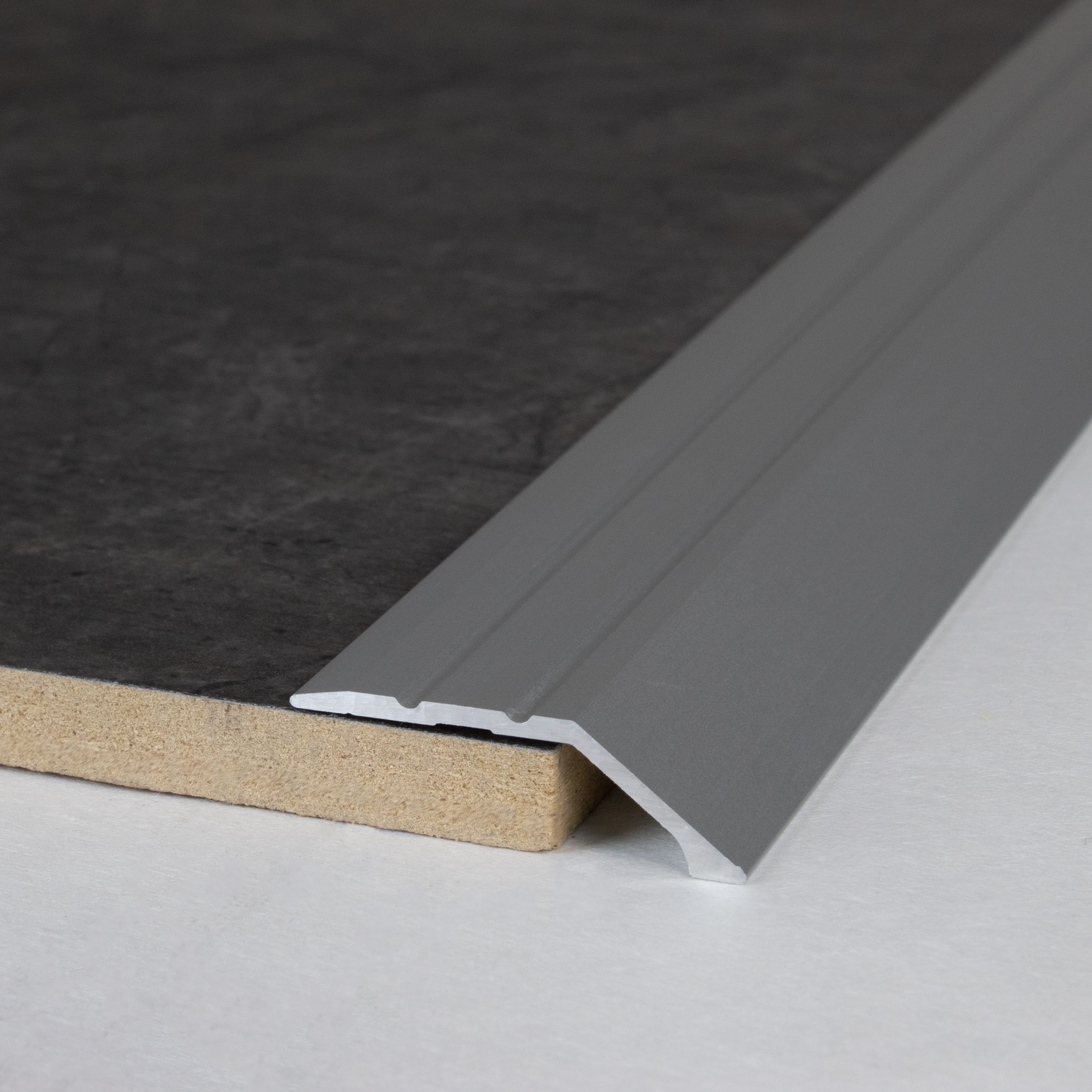 Profilé de finition sol stratifié | épaisseur: 8.5 - 15.5 mm | alu anodisé
