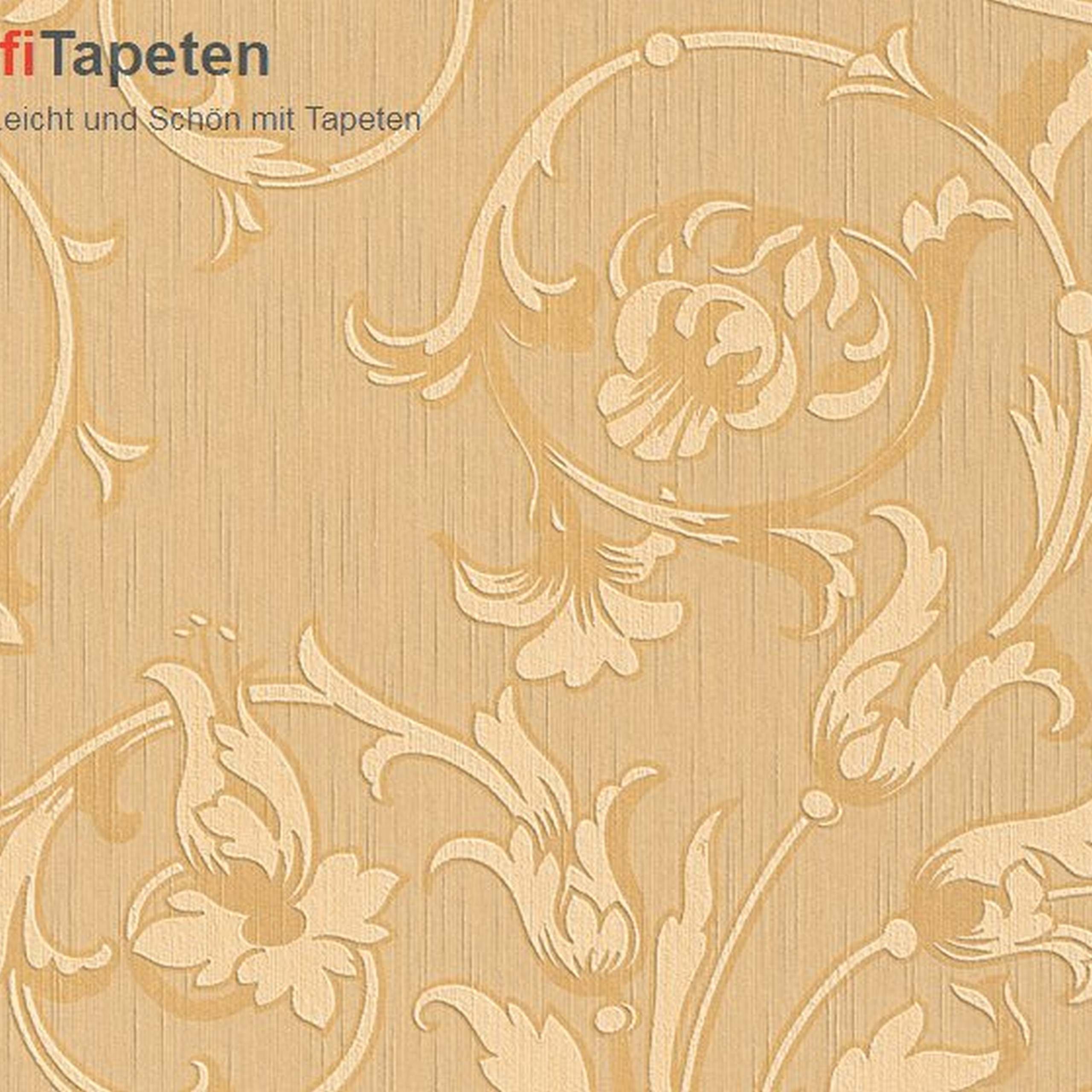 A.S. Creation Tessuto | 956333 | papier peint intissé floral | 0.53 m x 10.05 m | beige