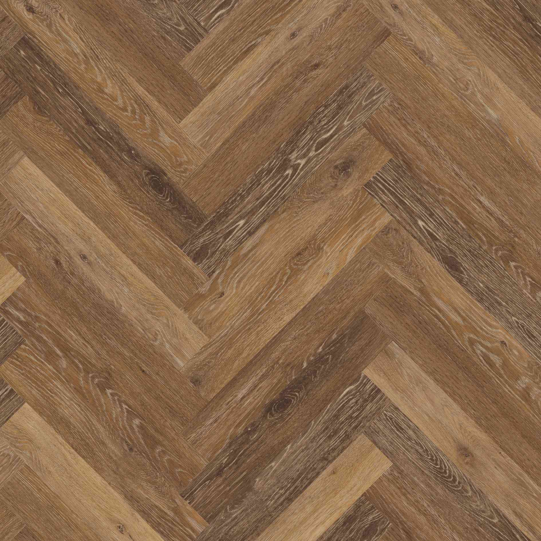 Sol vinyle PVC Herringbone PW 1261 | 457 x 76 x 2.5 mm vinyle à coller imitation bois
