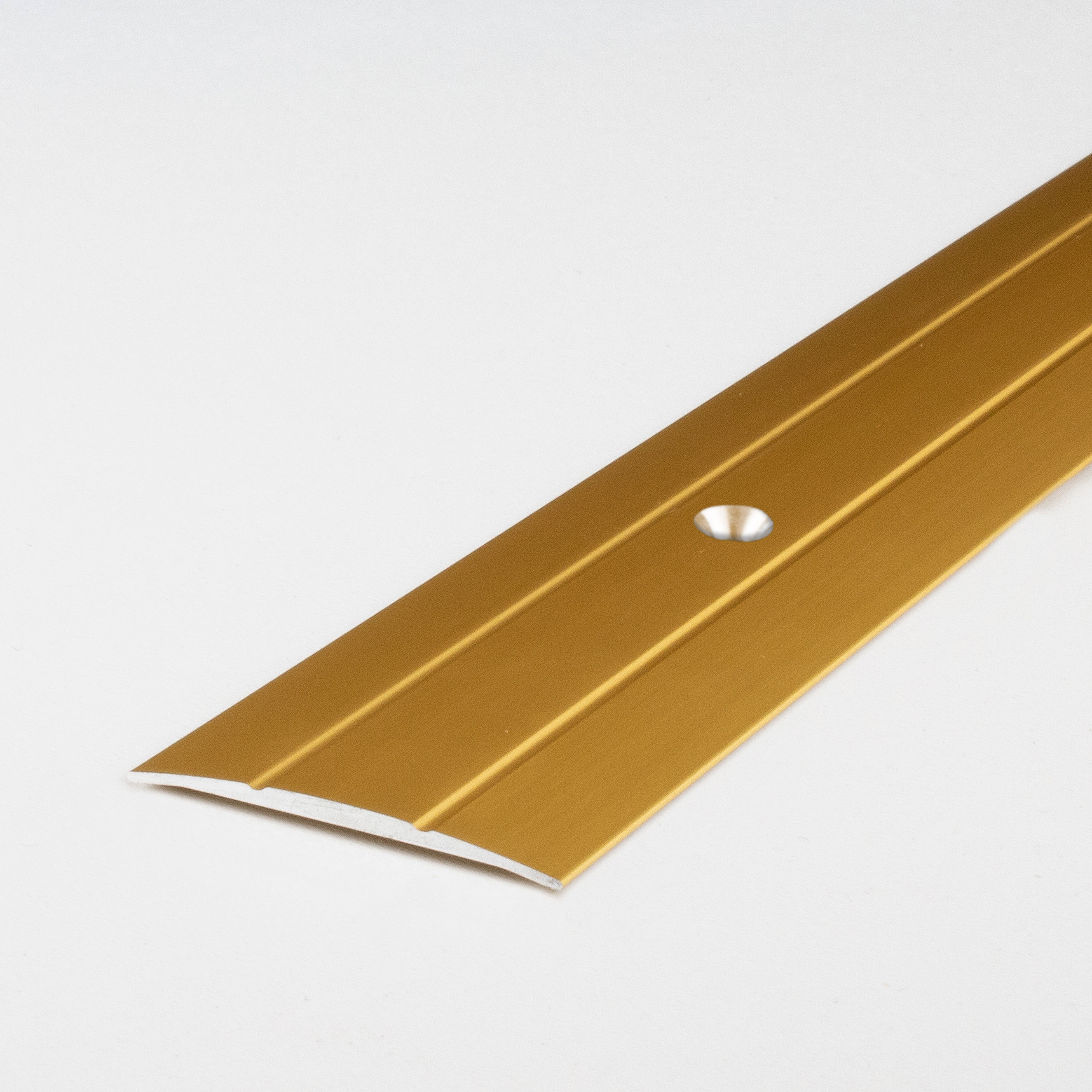 PROVISTON Profilé de transition Den Helder H 2.5 mm L 38 mm Rail de transition aluminium anodisé
